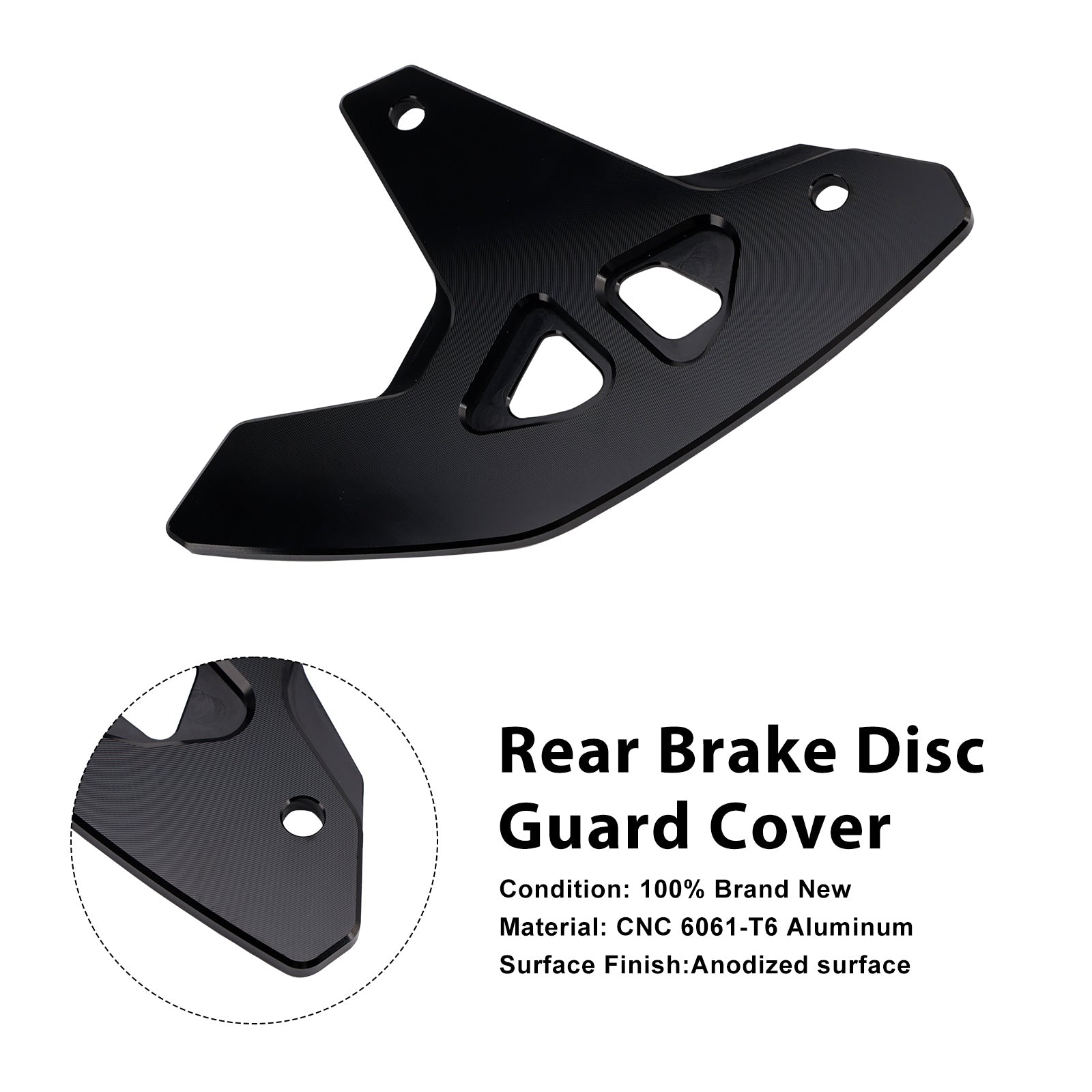 Rear Brake Disc Guard Cover For Suzuki DR-Z400SM 2000-2024 DRZ400/S/E