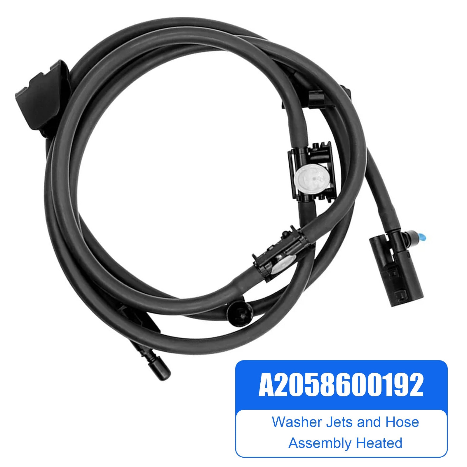 Mercedes-Benz W205 C-Class Washer Jets and Hose Assembly Heated A2058600192