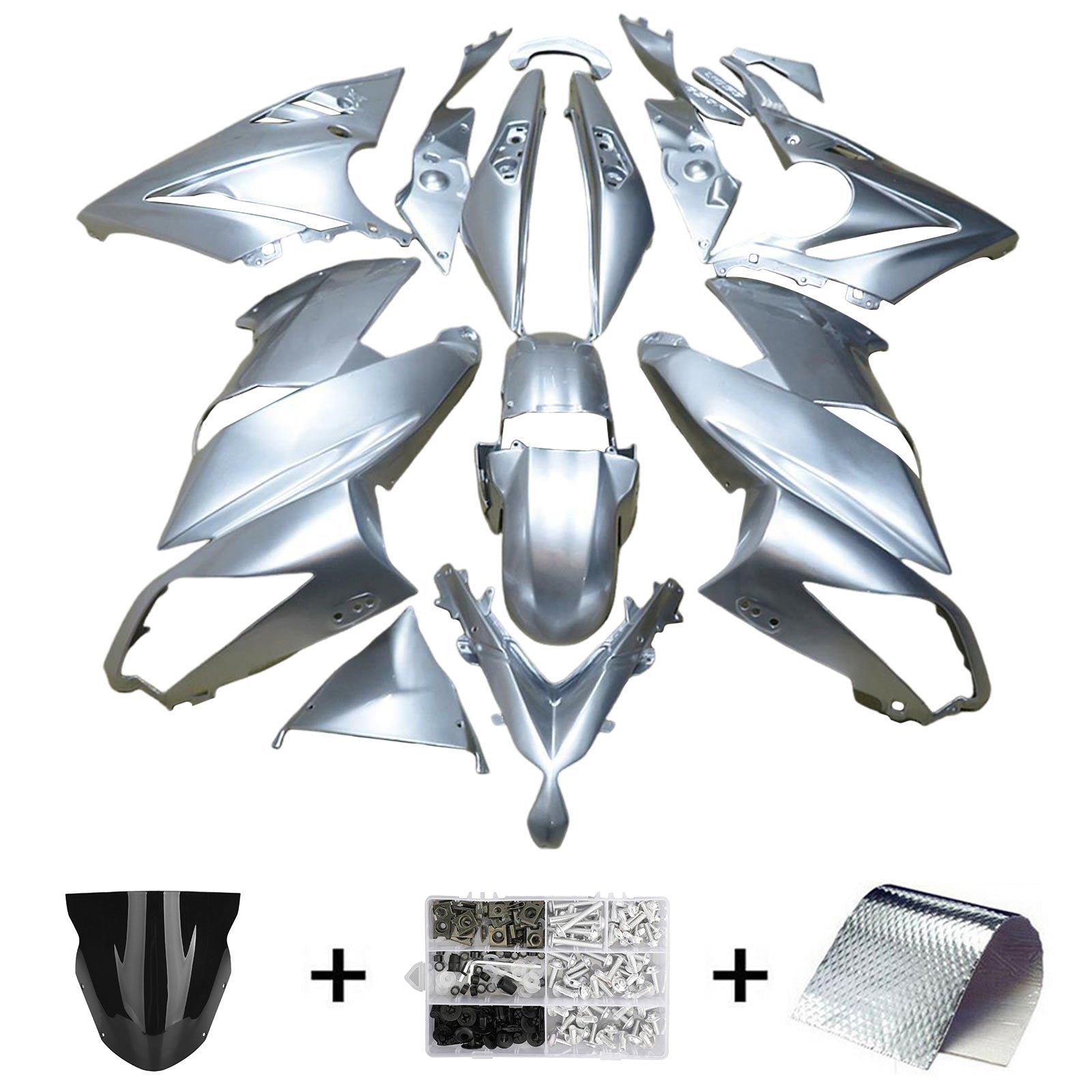 Kawasaki Ninja 650 ER-6F EX650 2009-2011 04# Fairing Kit Plastic