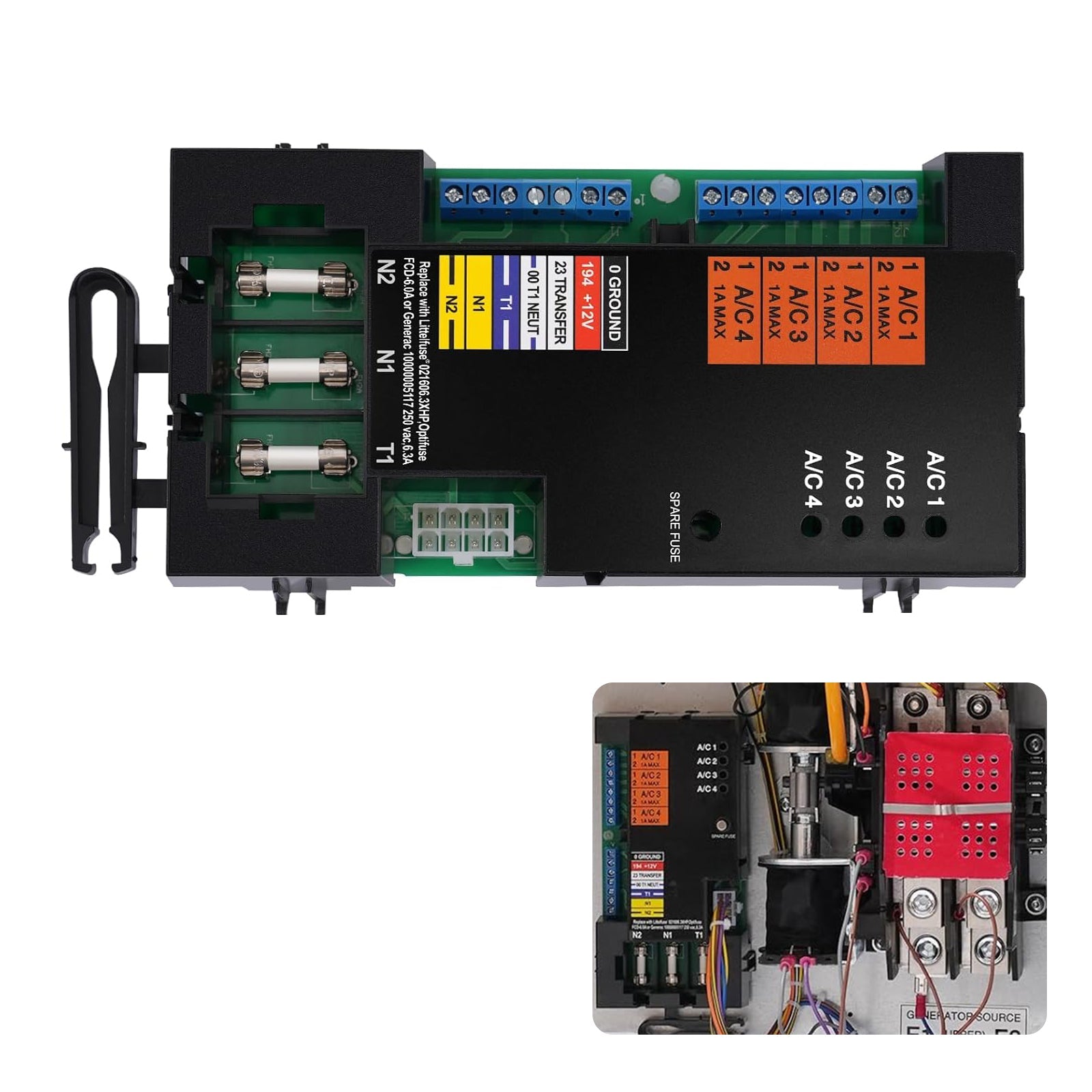 A0004499959 Smart AC Module Load Shed Module (SACM) w/Fuse for Generac Generator