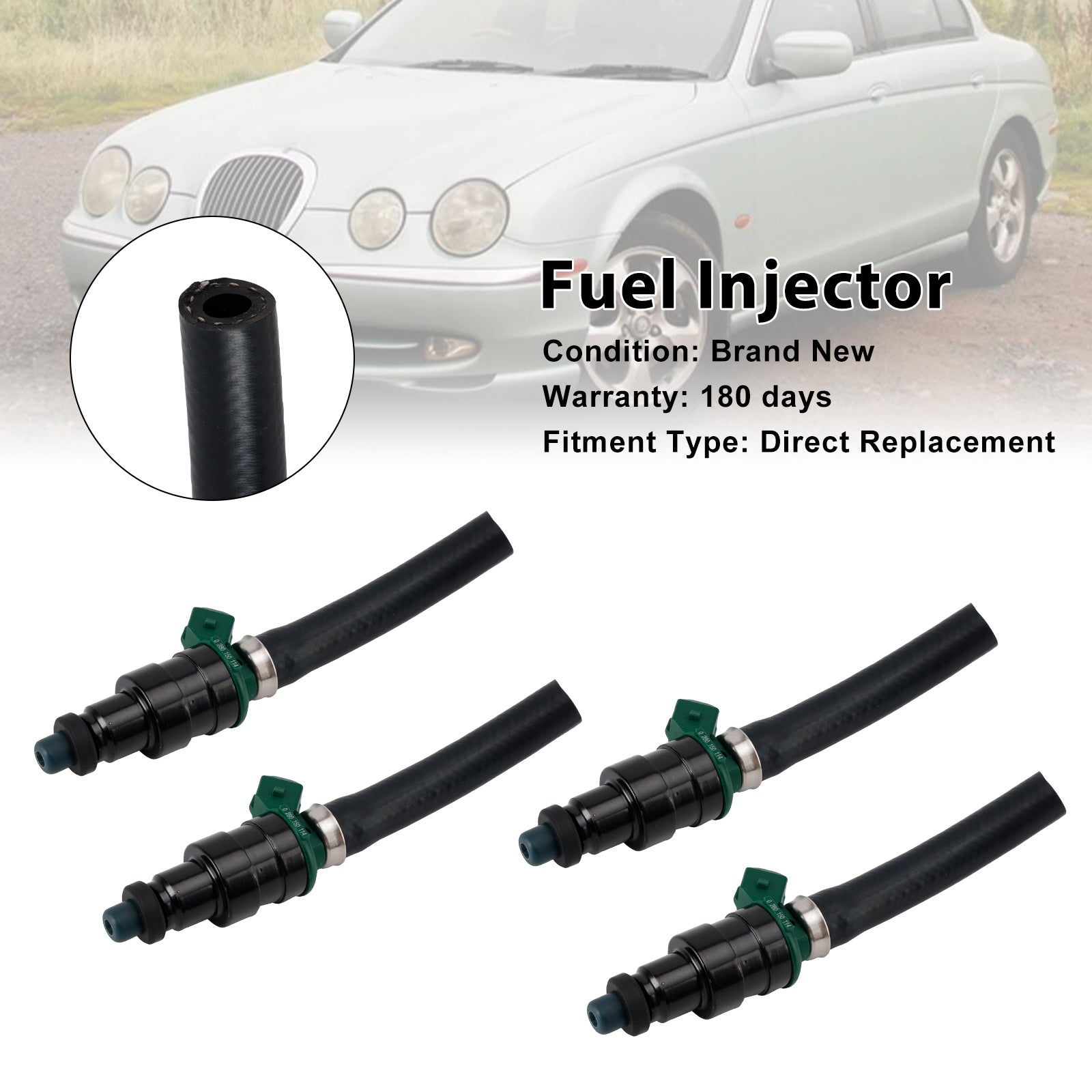 4PCS Fuel Injector 0280150114 Fit VW Fit Opel Fit Renault Fit Alfa Romeo
