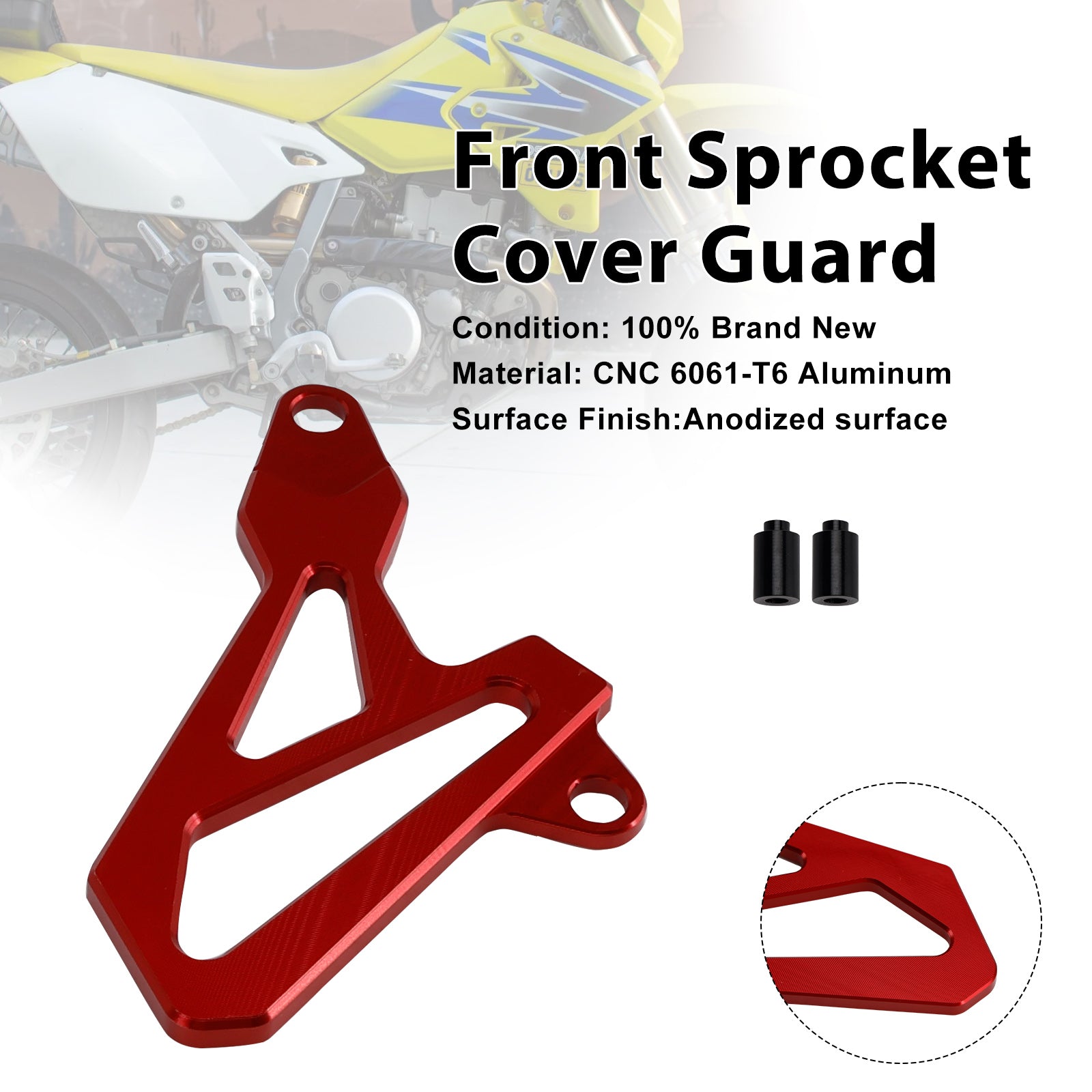 Front Sprocket Cover Guard For Suzuki DR-Z400SM 2000-2024 DRZ400/S/E