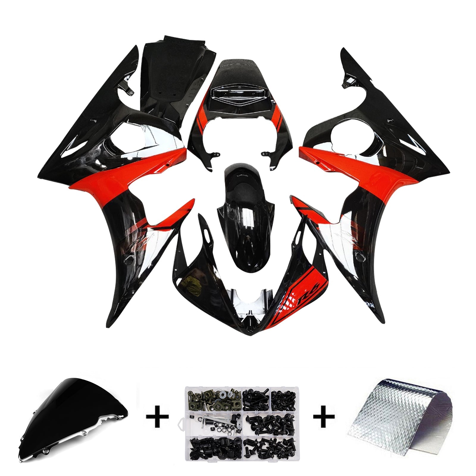 Injection Fairing Kit Bodywork For Yamaha YZF-R6 2003-2004 R6S 2006-2009