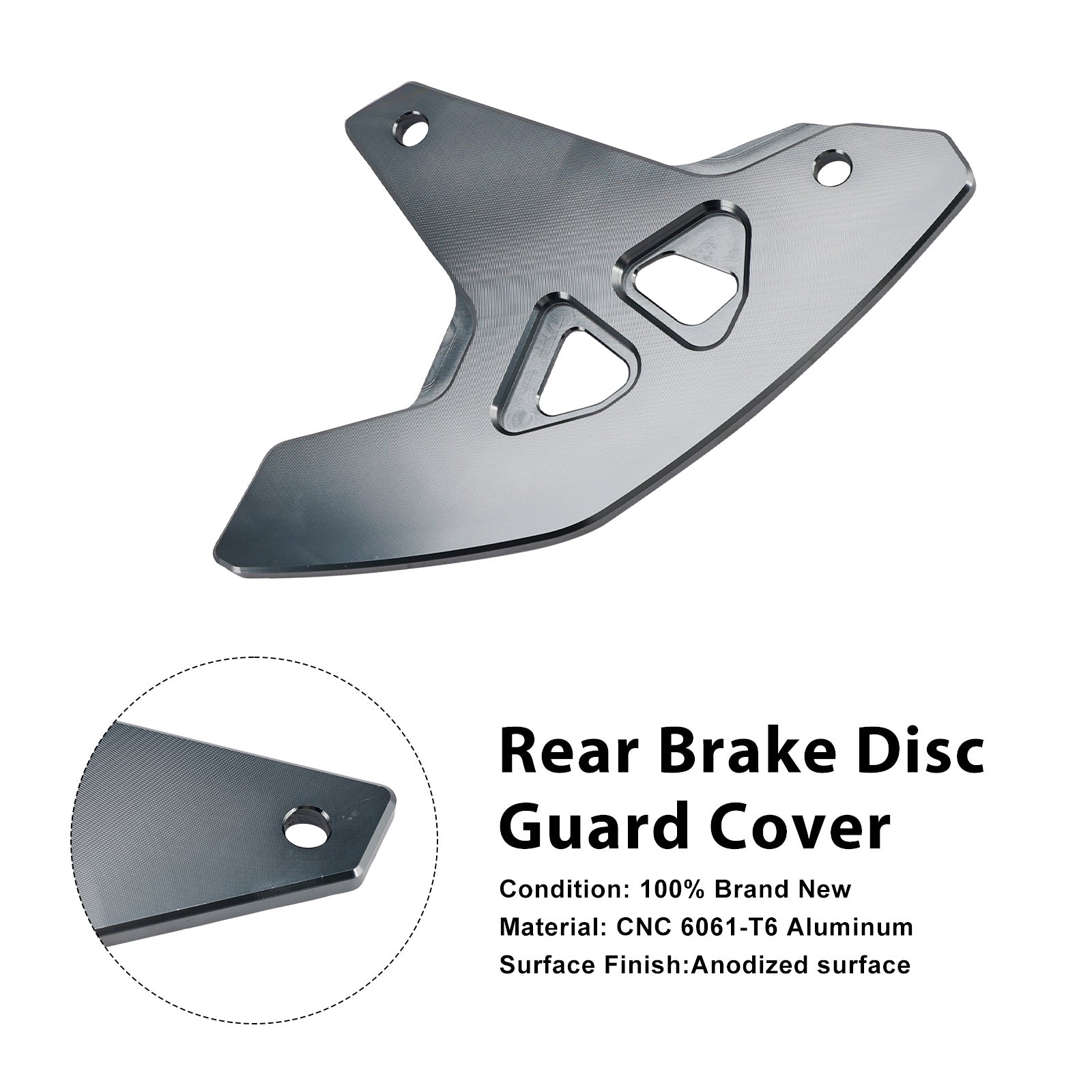 Rear Brake Disc Guard Cover For Suzuki DR-Z400SM 2000-2024 DRZ400/S/E