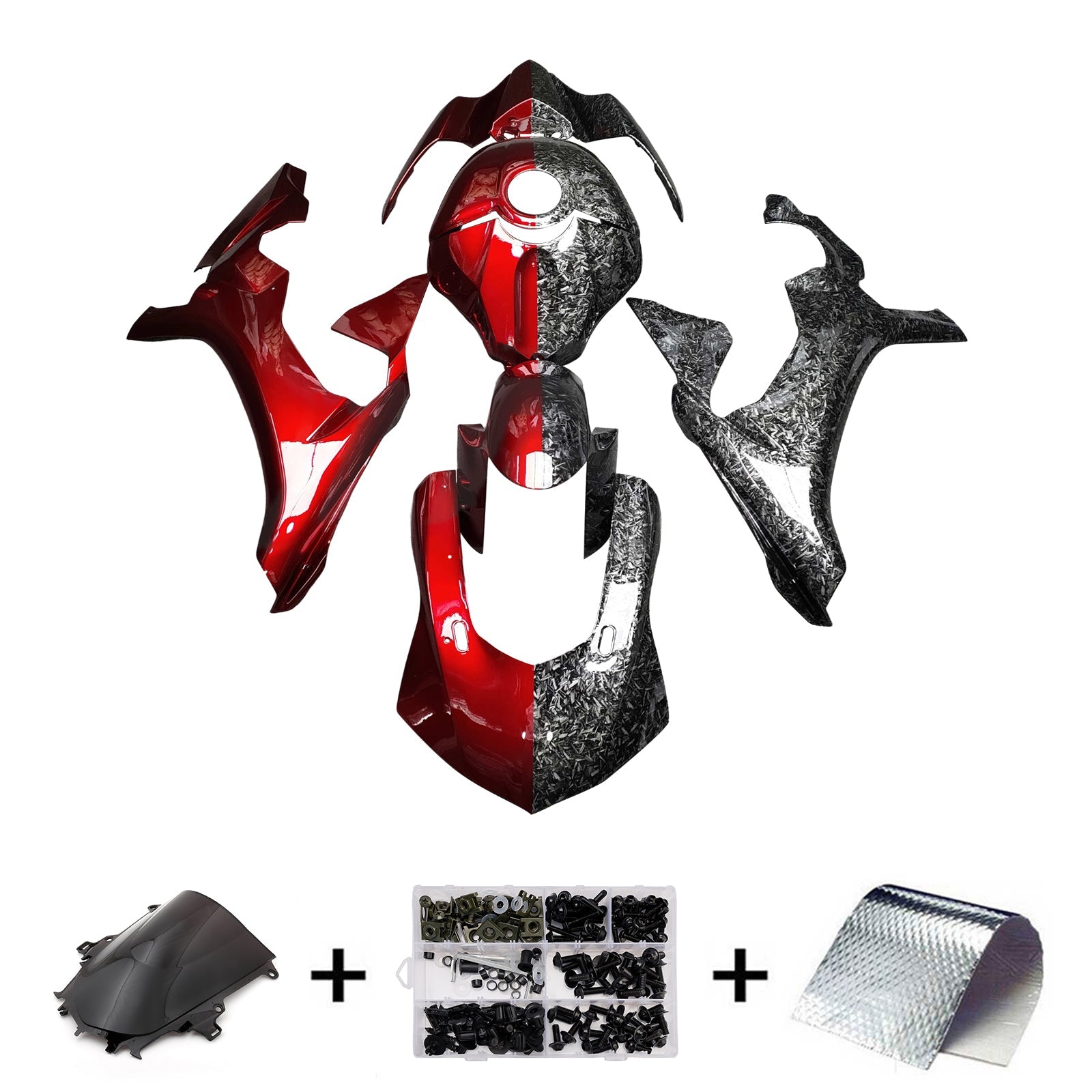 Injection Fairing Kit Bodywork Plastic ABS For Yamaha YZFR1 YZF-R1 2015-2019