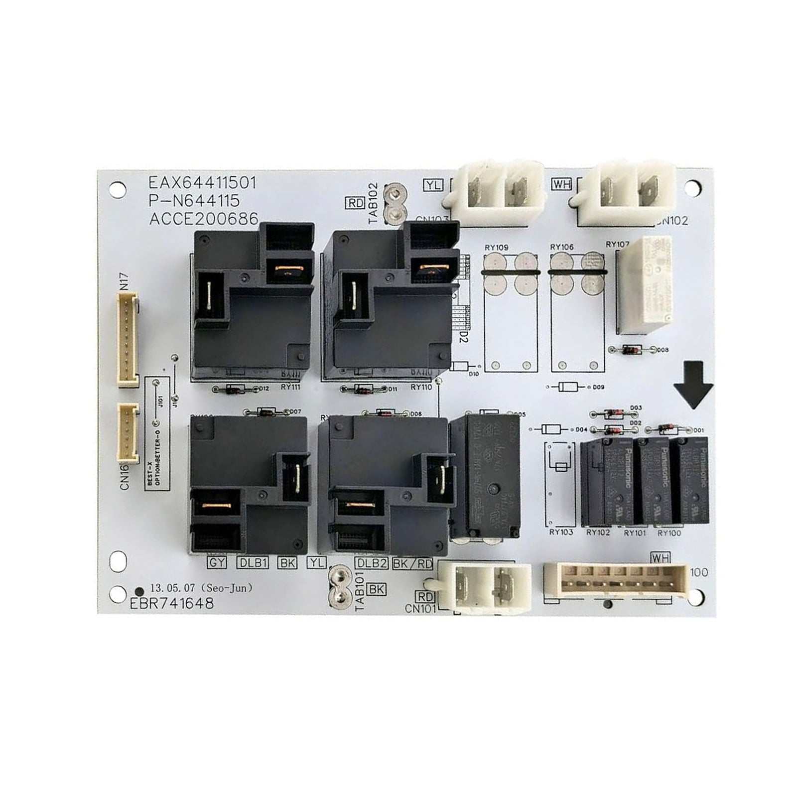 Relay Control Board EBR 74164805 For LG Range/Stove/Ovens