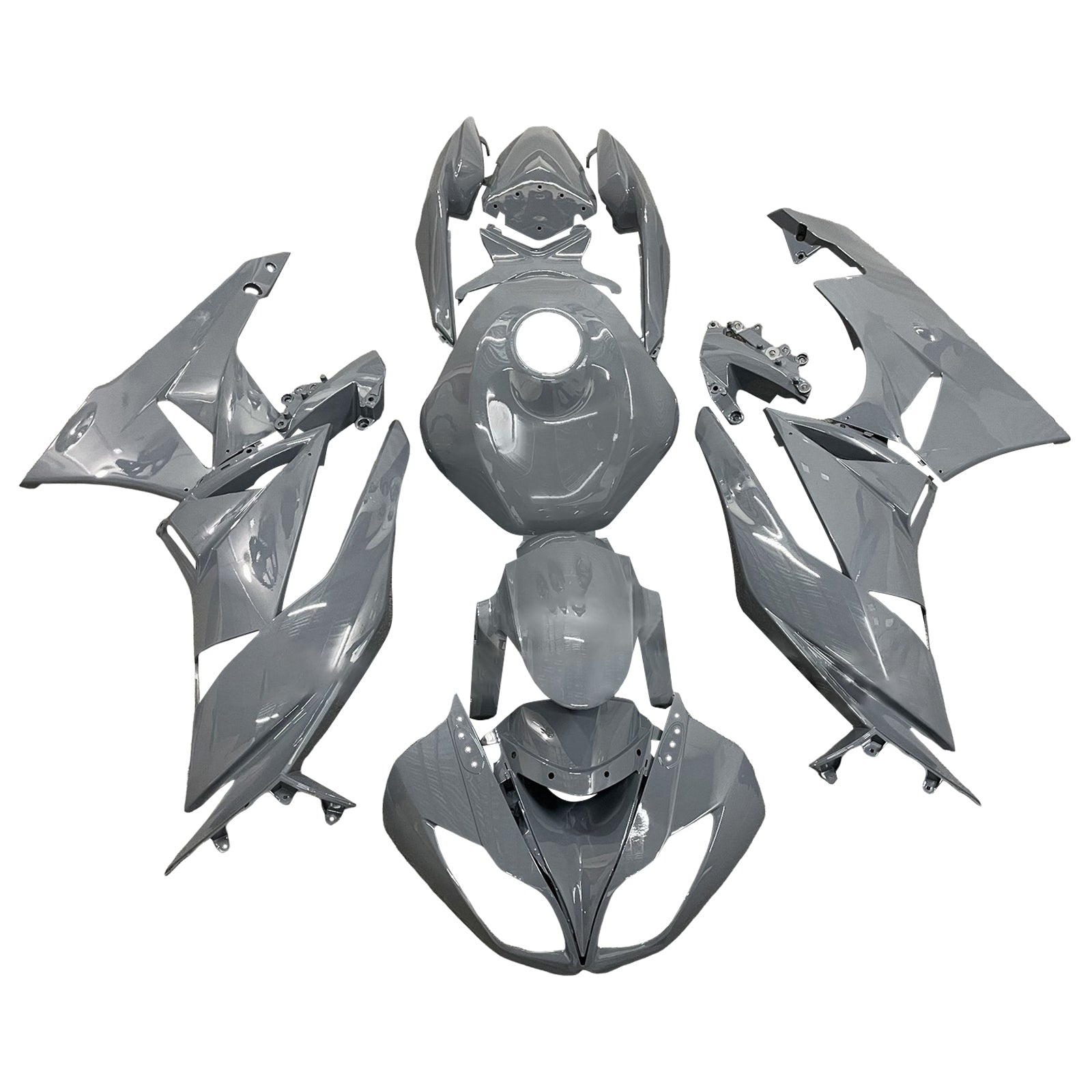 Injection Fairing Kit Bodywork Plastic ABS fit For Kawasaki ZX6R 636 2009-2012