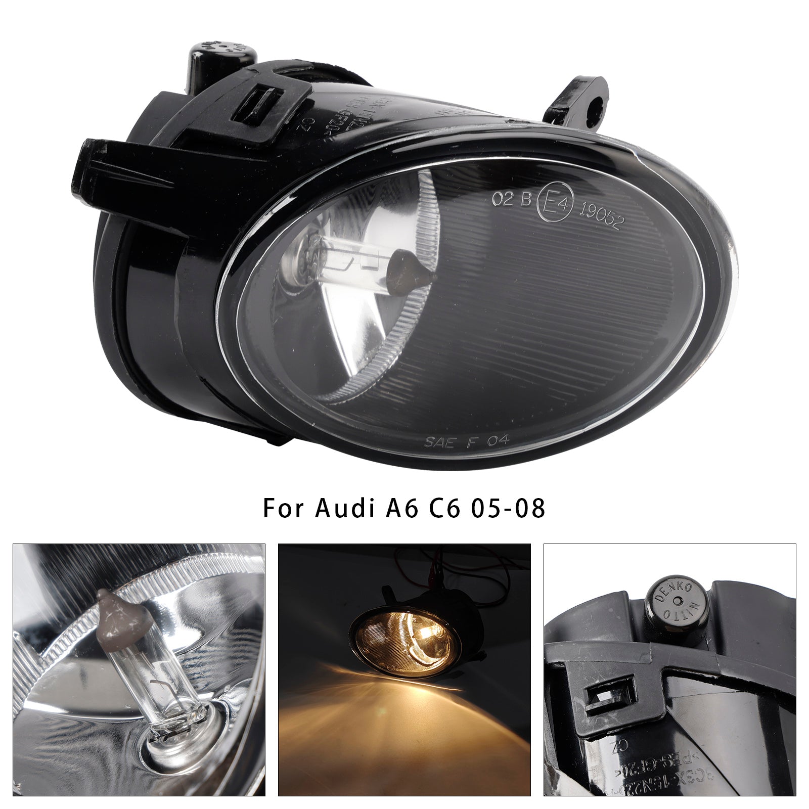 2005 2006 2007 2008 아우디 A6 C6 1개 오른쪽 앞 범퍼 안개등