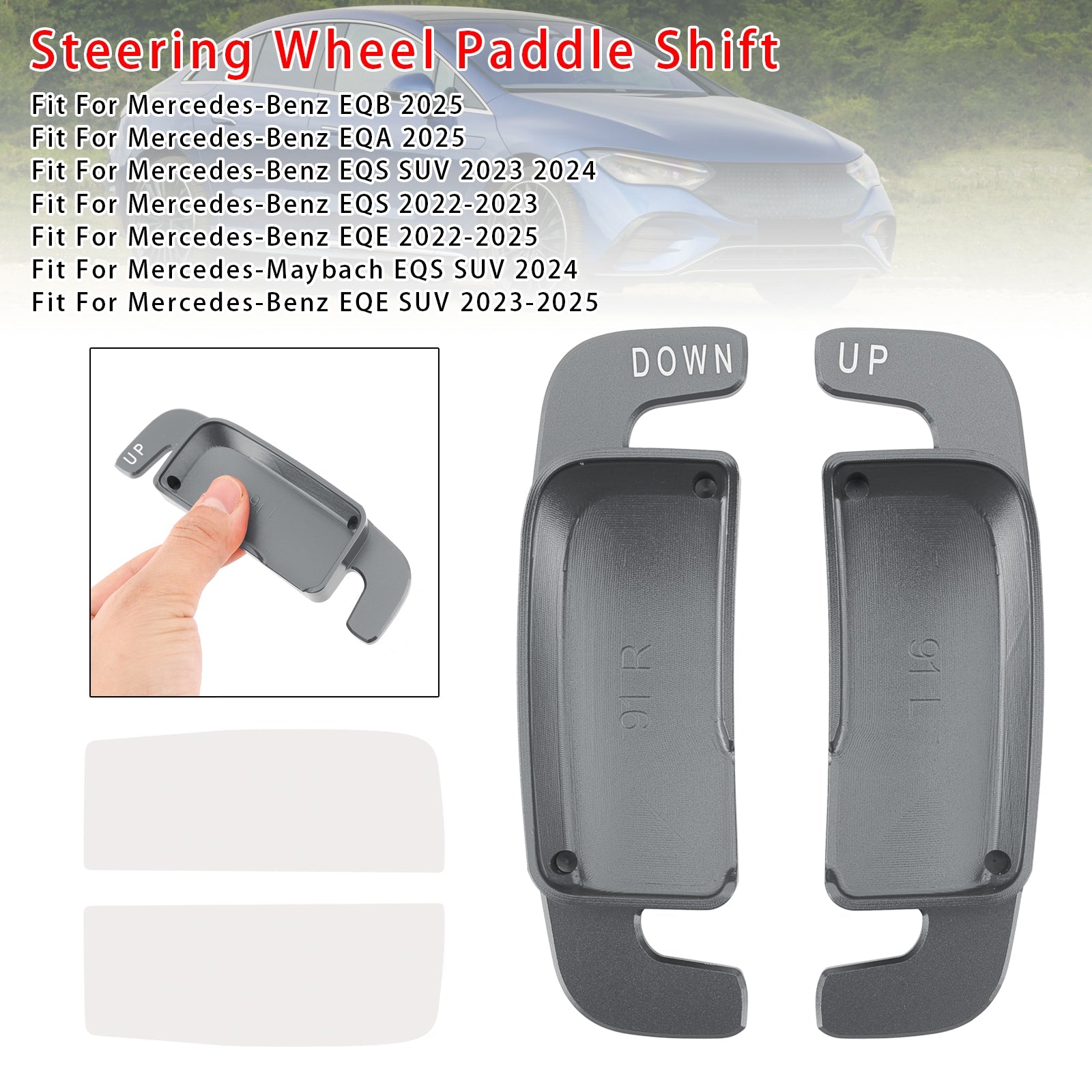 Steering Wheel Paddle Shifter Extension For Benz A C GLE 2022up Aluminium