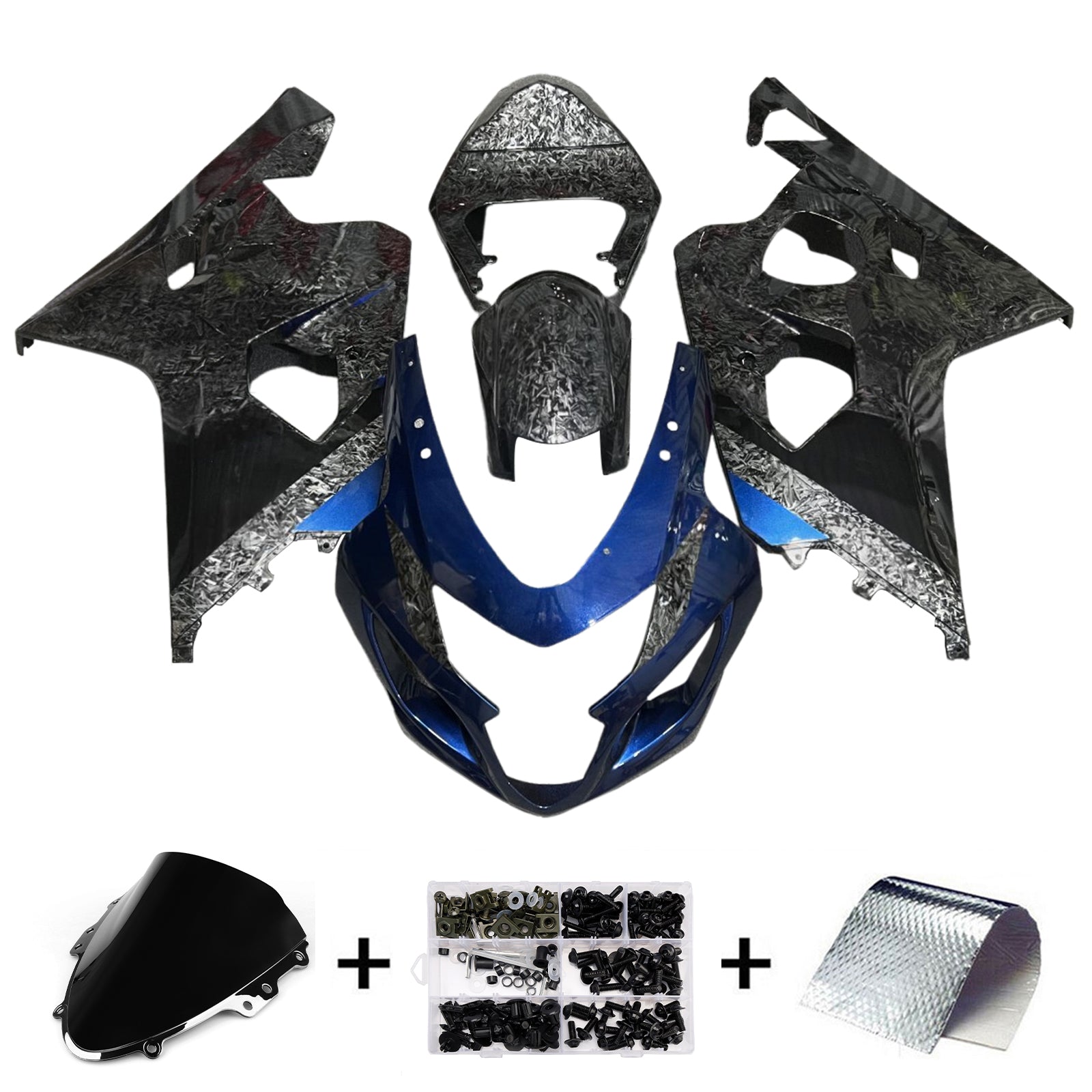 Injection Fairing Kit Bodywork Plastic ABS For Suzuki GSXR 600/750 2004-2005 K4