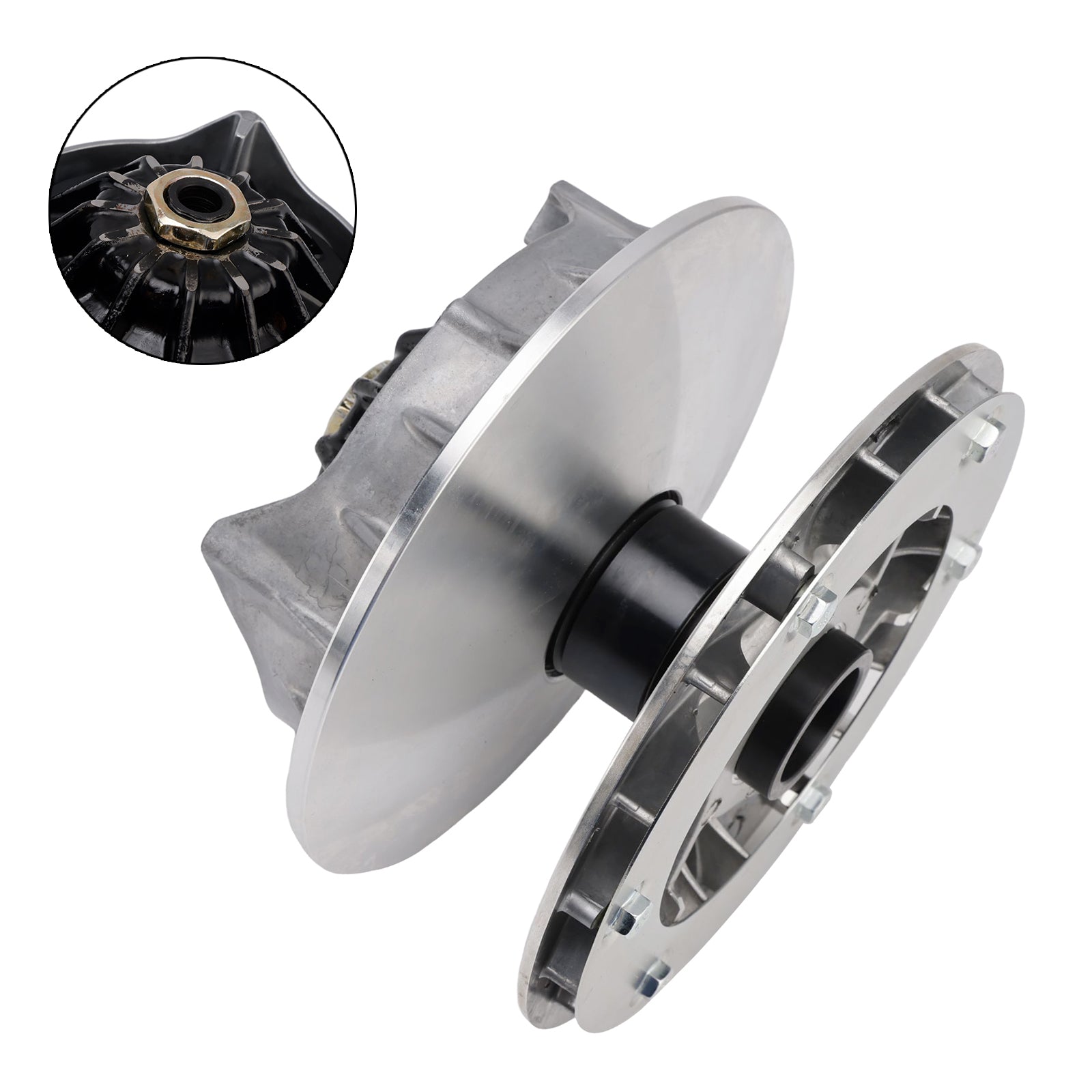 Rear Variator Secondary Driven Clutch Lu104071 For Segway At5 Atv Snarler At6 S