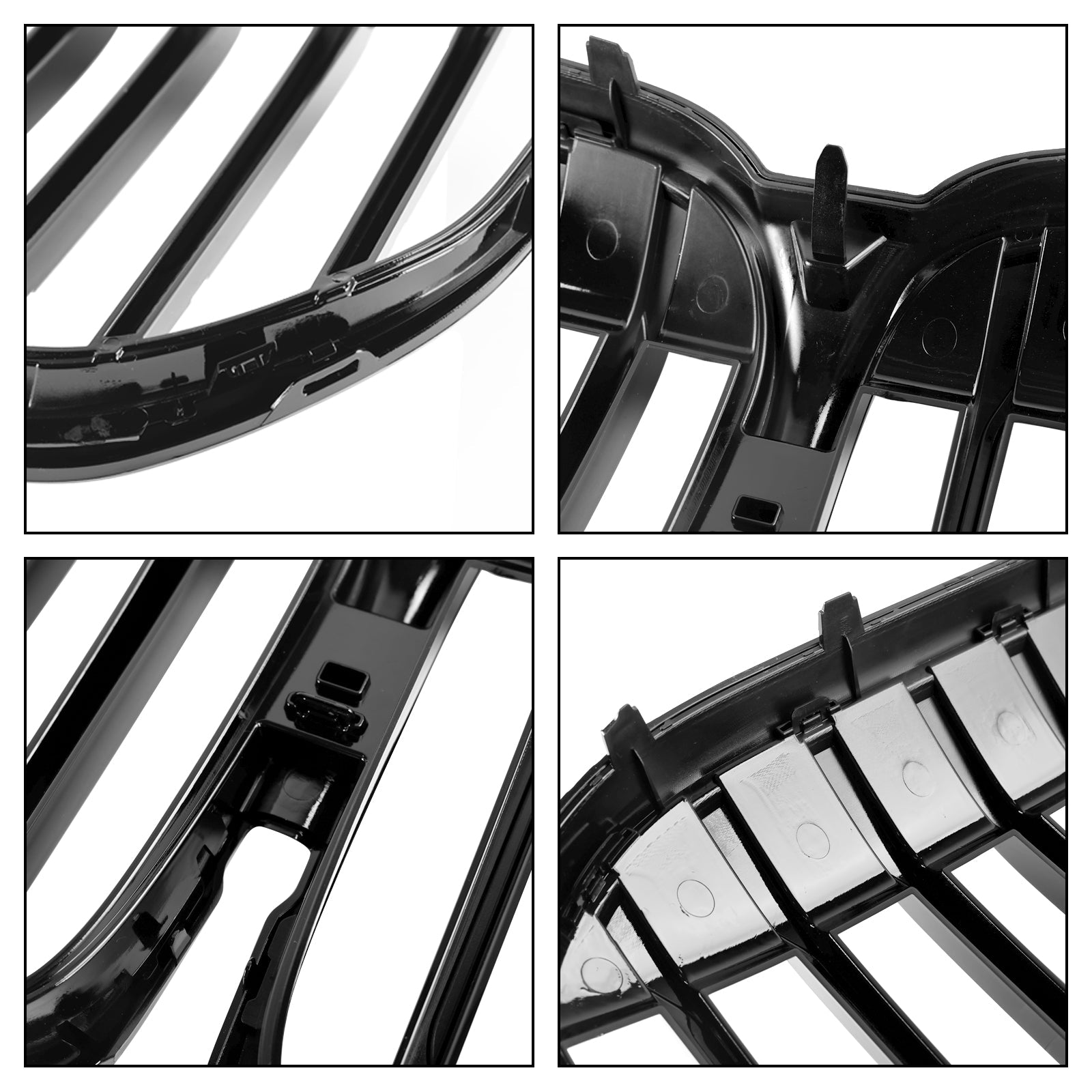 Parrilla delantera negra brillante de un solo listón BMW Serie 7 G11 G12 2019-2022