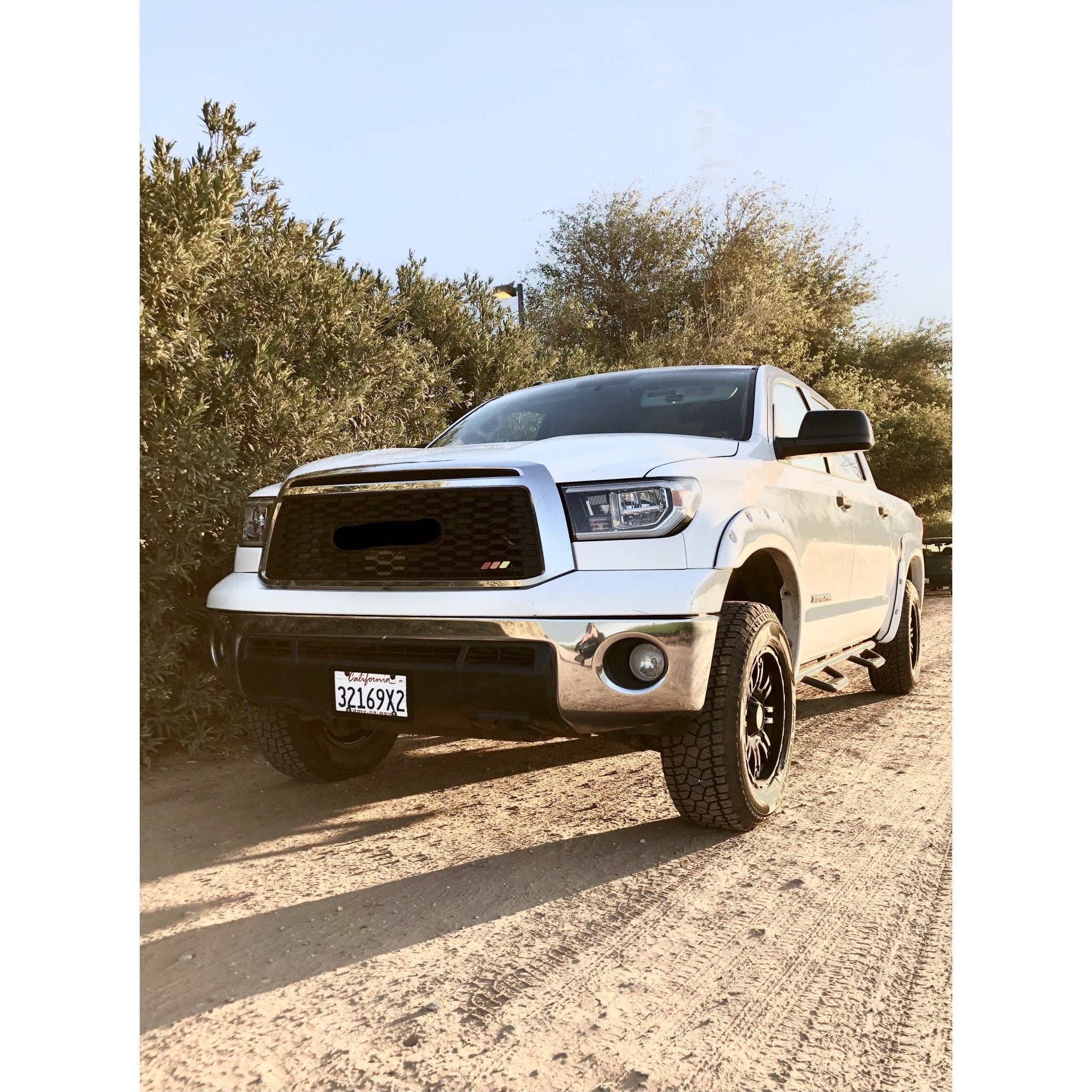 10-13 Toyota Tundra TRD PRO Black Honeycomb Front Bumper Grill Grille