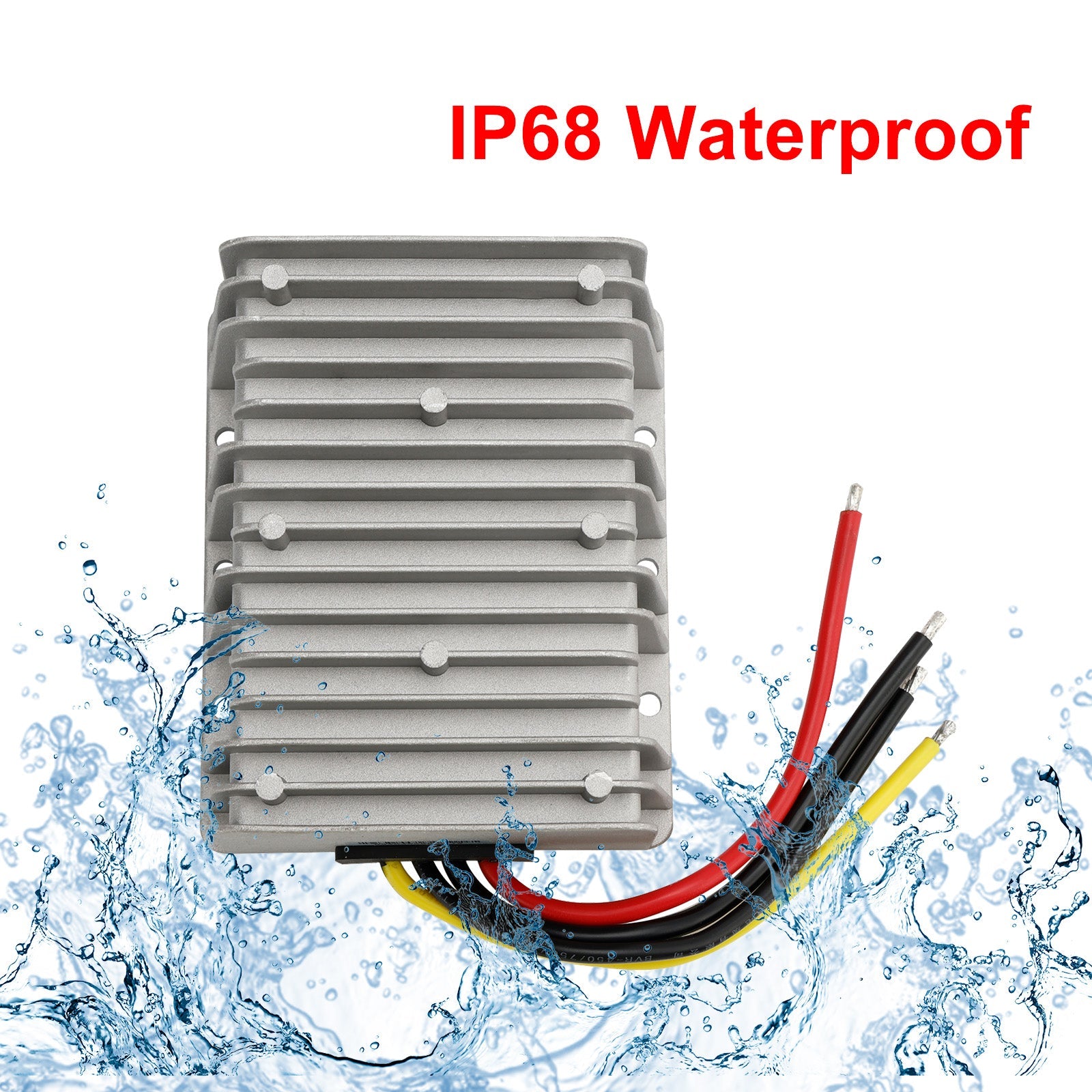 DC-DC 12V-13.8V 30A 414W Step Up Power Supply Converter Regulator Waterproof