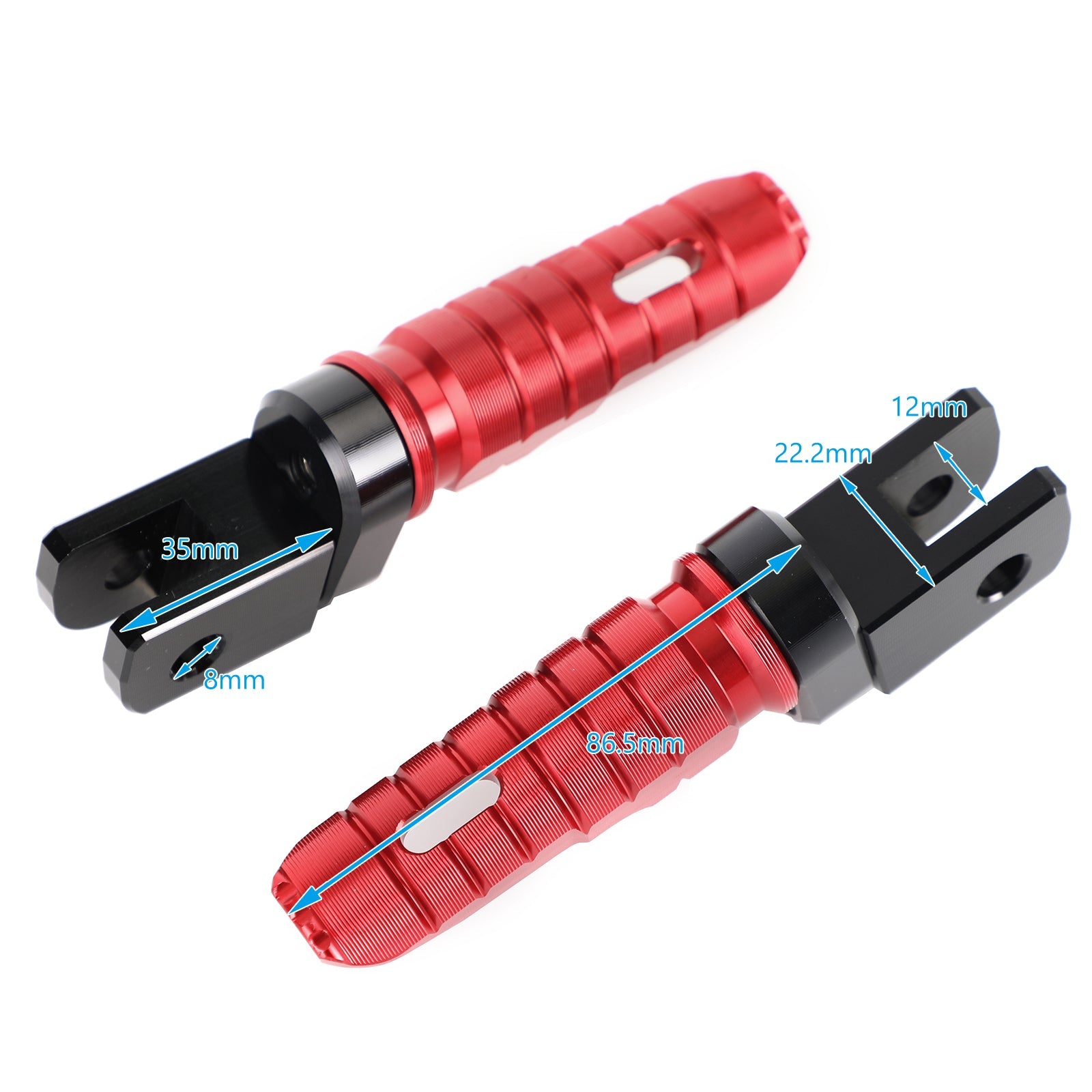 Triumph Street Triple 765/R/S/RS Daytona 675/R 제네릭용 앞 발판 발 페그