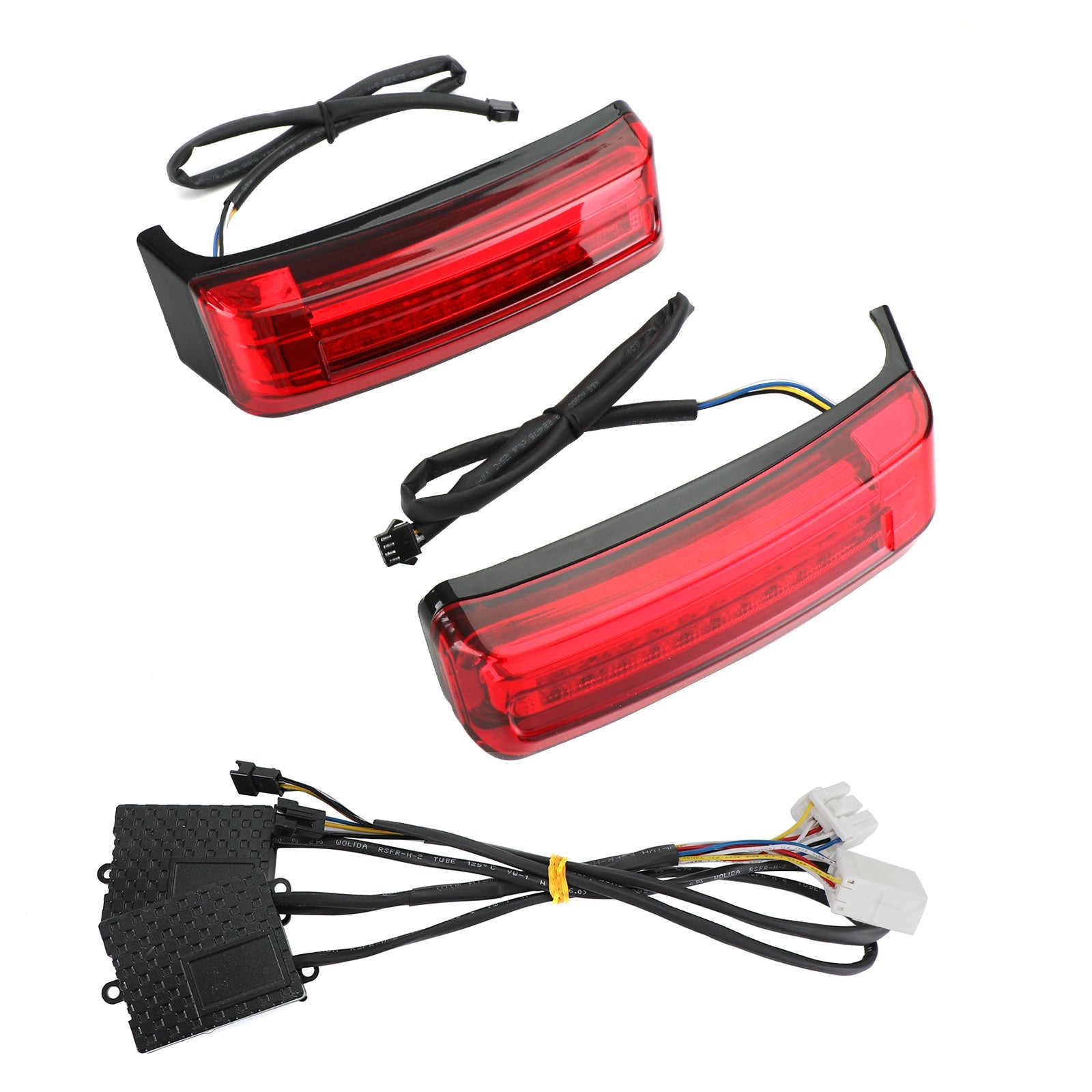 LED Saddlebag Saddle Bags Run Brake Turn Lamp Lights For Touring 1996-2013 Generic