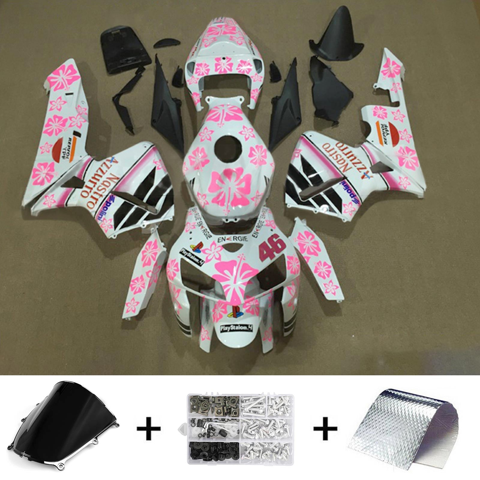 Honda CBR600RR 2005-2006 F5 Fairing Kit Bodywork Plastic ABS