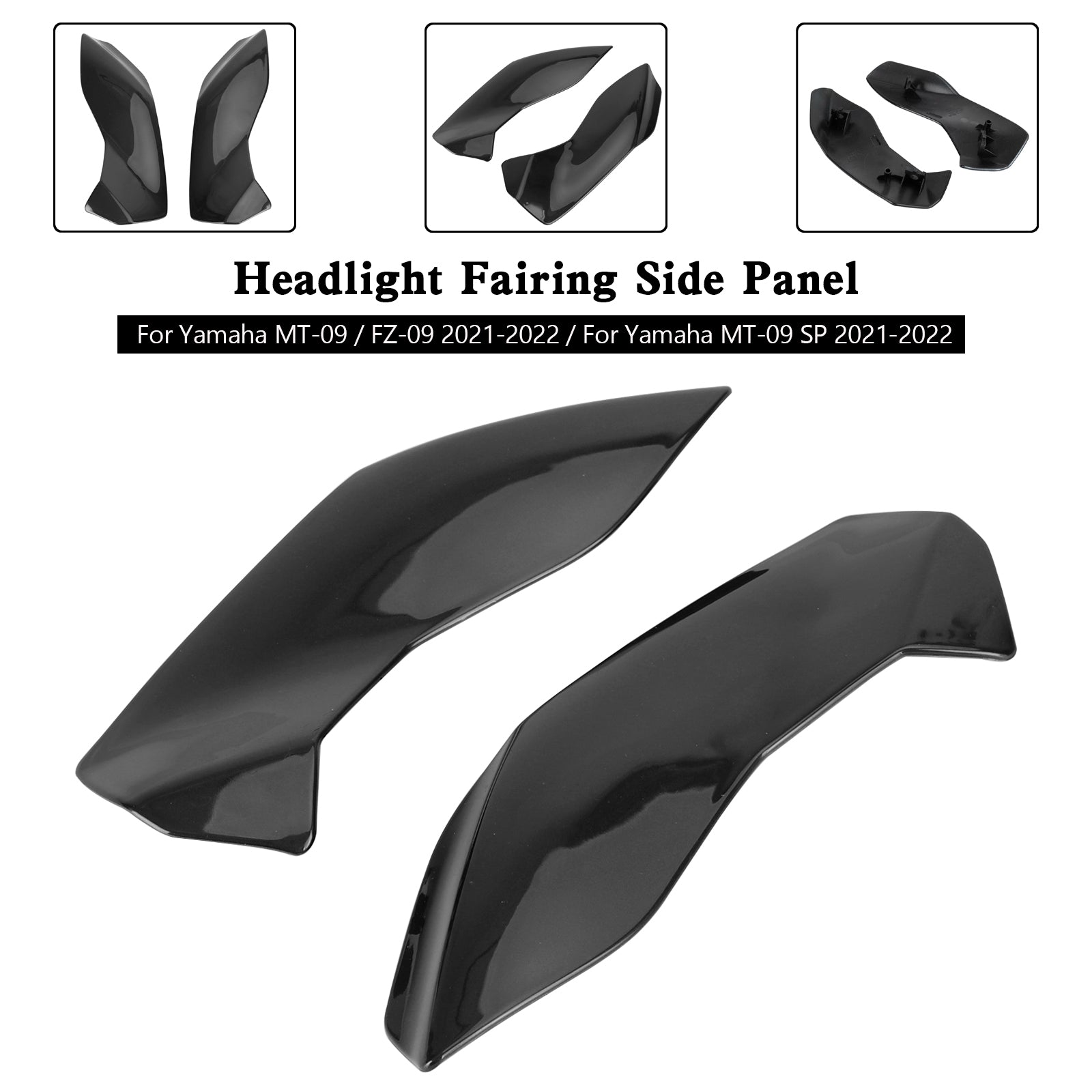 Headlight Fairing Side Panel For Yamaha MT-09 FZ09 MT-09 SP 2021-2022