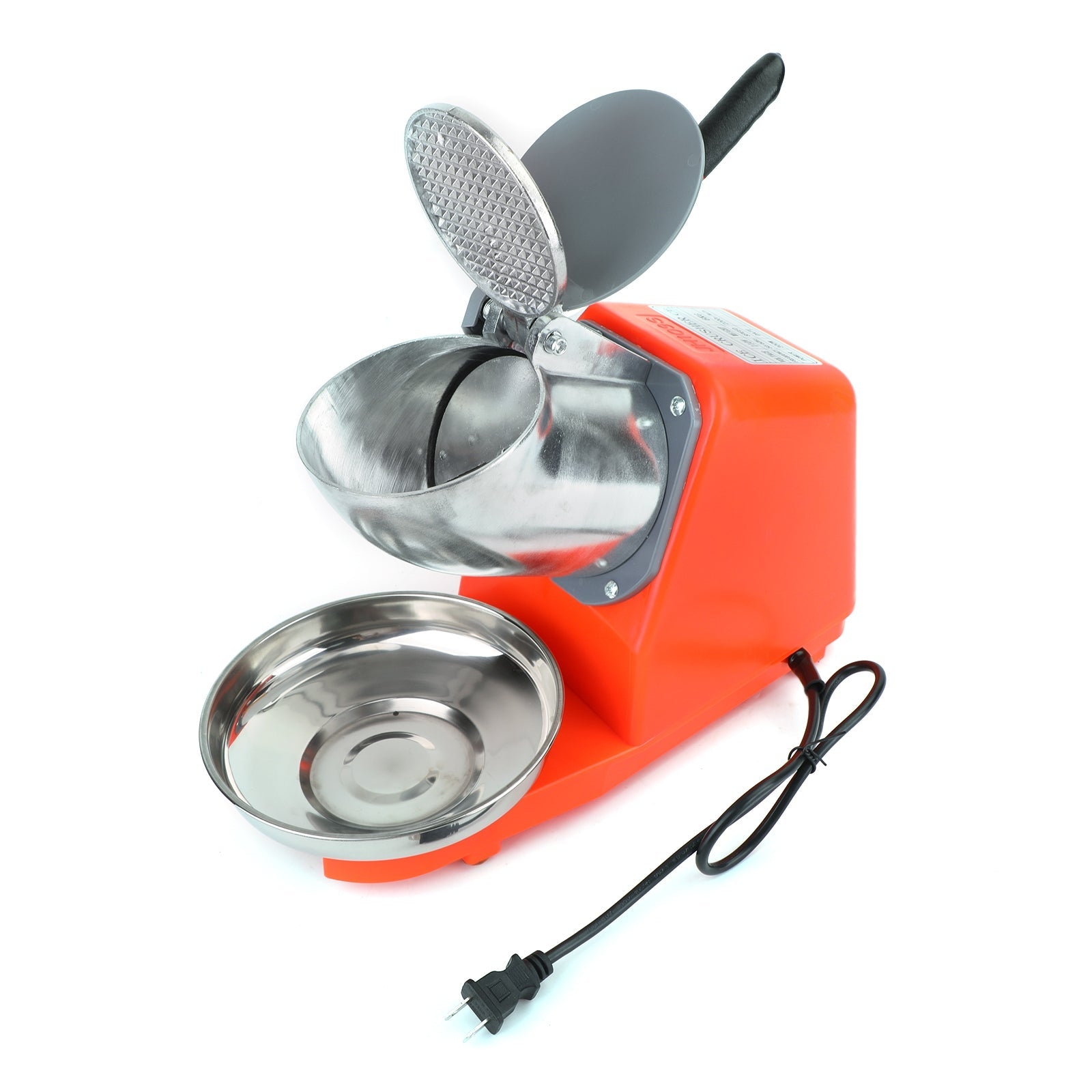 300W 전기 얼음 분쇄기 기계 면도기 얼음 깎기 스노우 콘 제조기 143lbs Ora