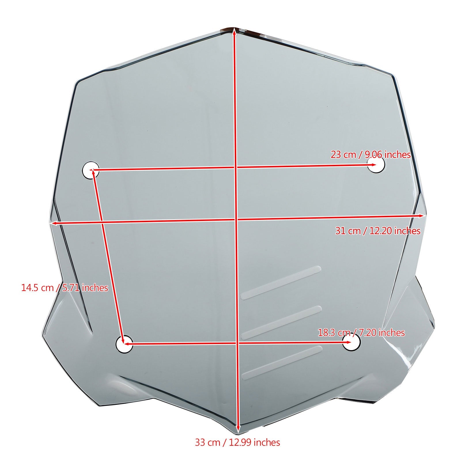 Windshield WindScreen fit for BMW R1200GS LC /Adv R1250GS /Adventure Generic