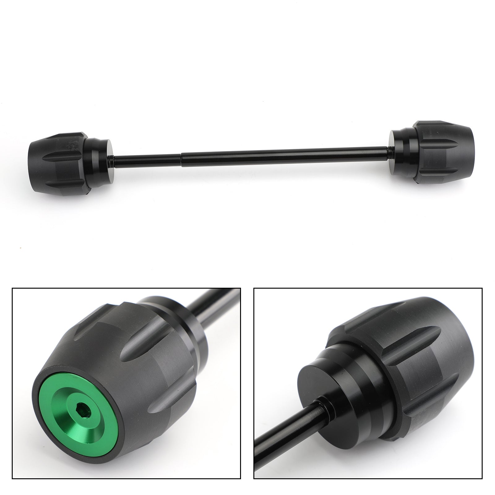 FRONT Axle Fork Crash Sliders Wheel Pad Fit for Kawasaki Z900 ZR900 17-19 Generic