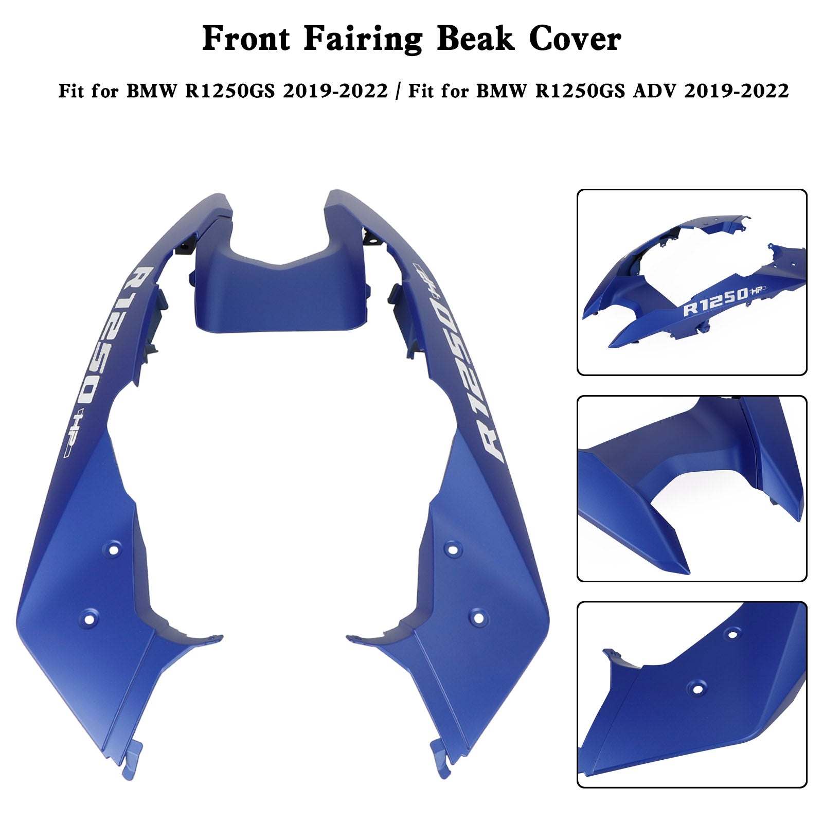 Front Nose Fairing Beak Fender Cover For BMW R1250GS / ADV 2019-2022