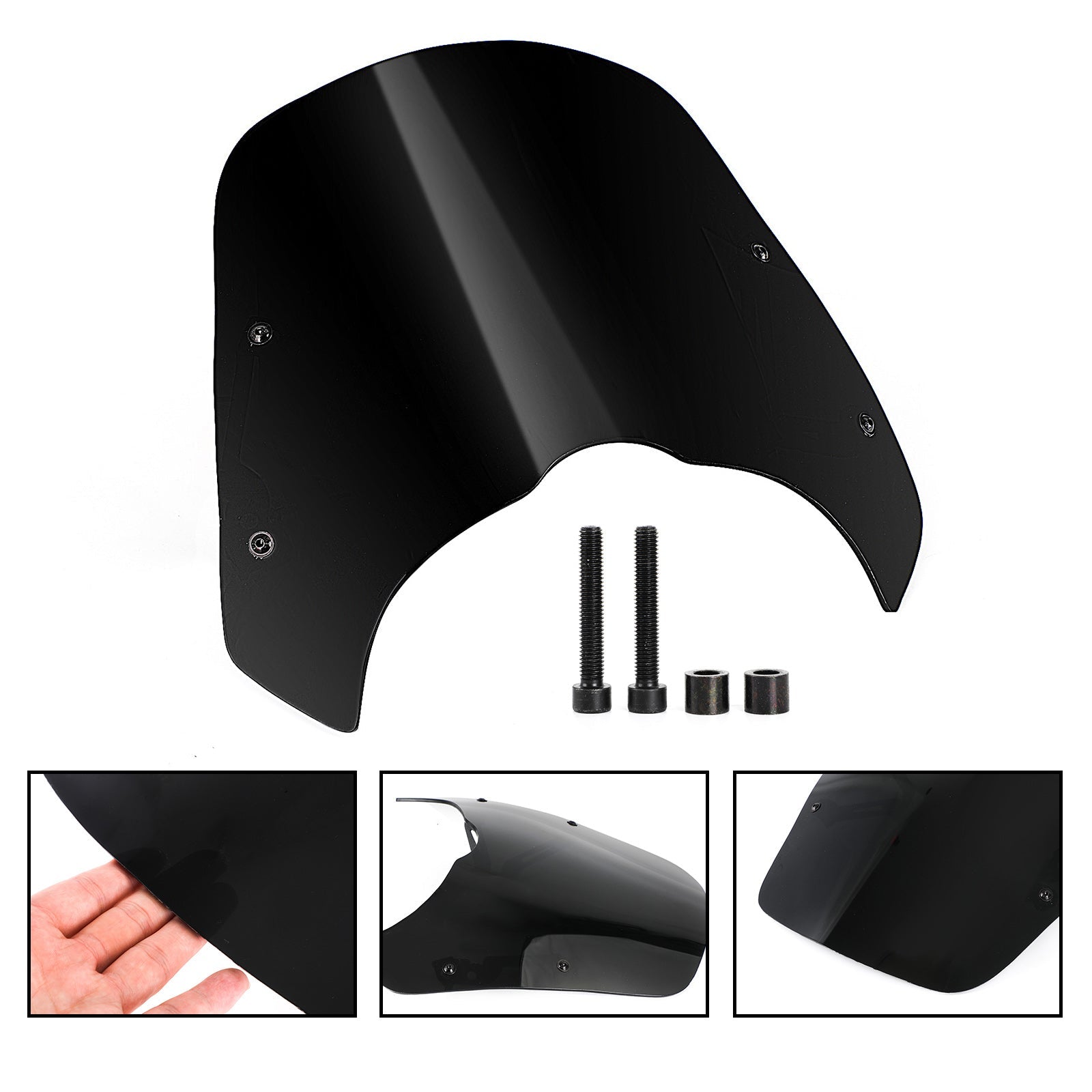 Protector de parabrisas para Kawasaki Vulcan S650 VN650 2015-2022 Genérico