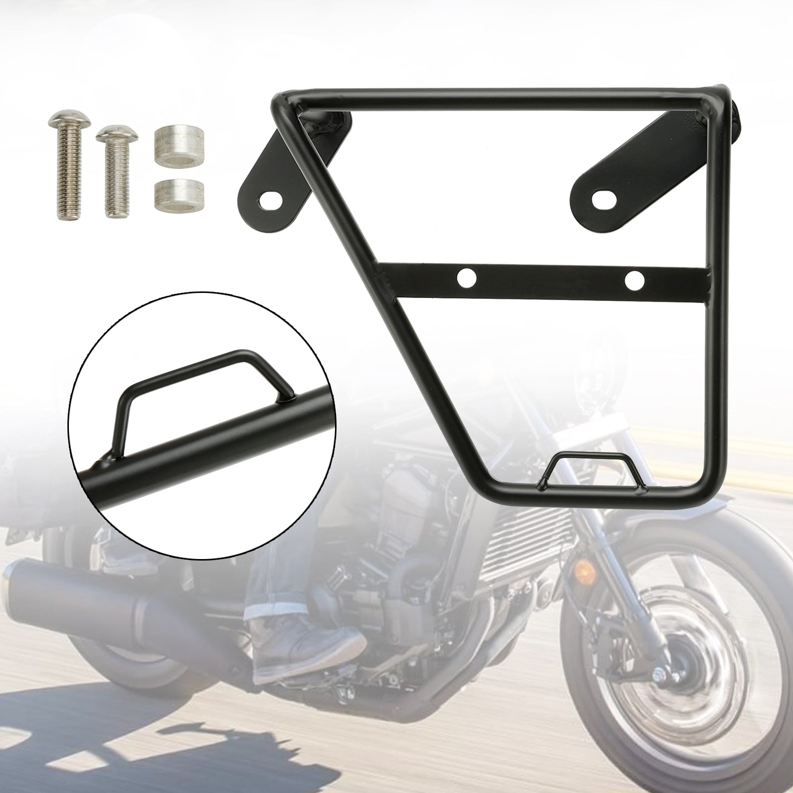 Luggage Rack Side Saddle Bag Mount Bracket For Honda Cmx Rebel 1100 21-23