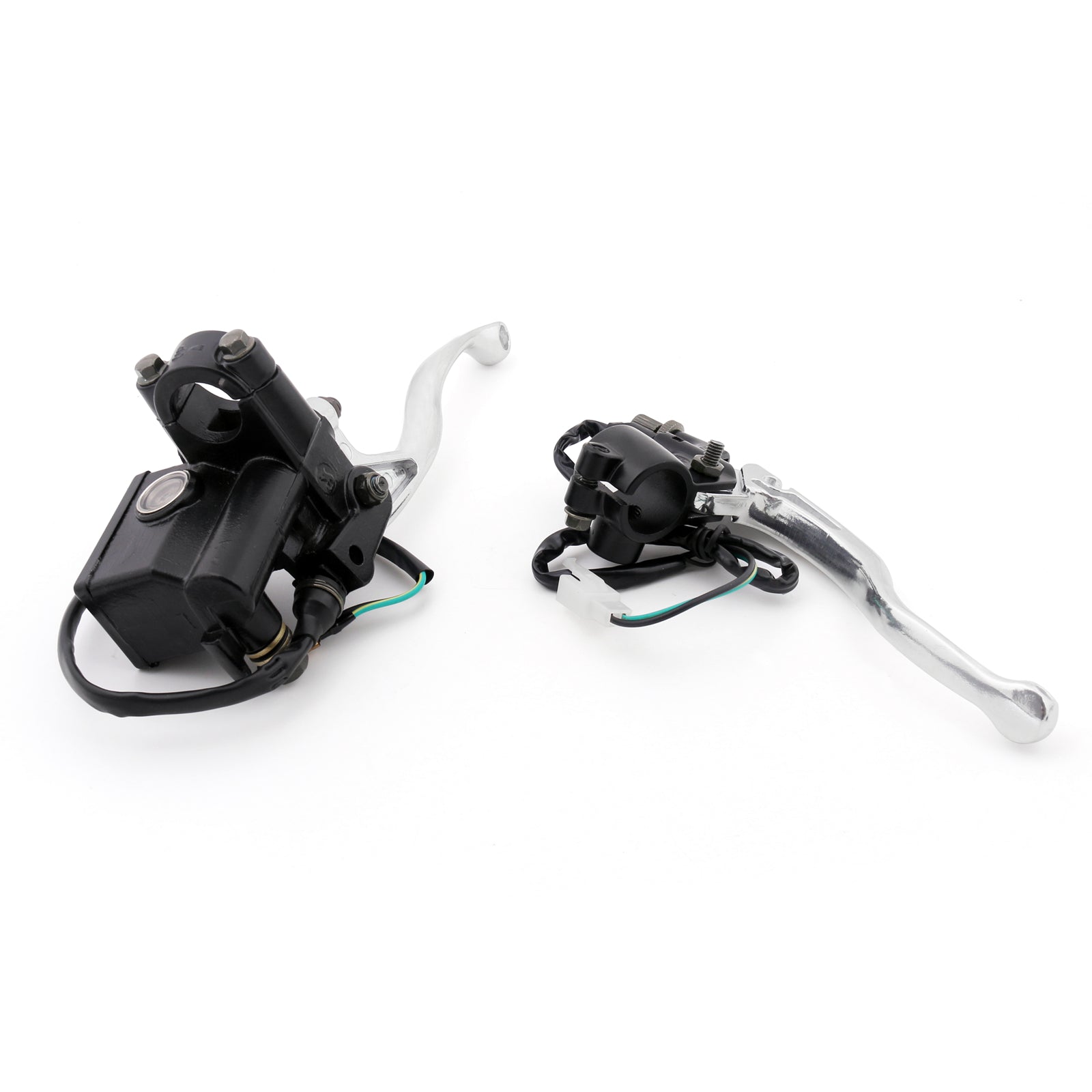 야마하 TW125 200 225 제네릭용 7/8인치 핸들바 컨트롤 저수지 브레이크 클러치 레버