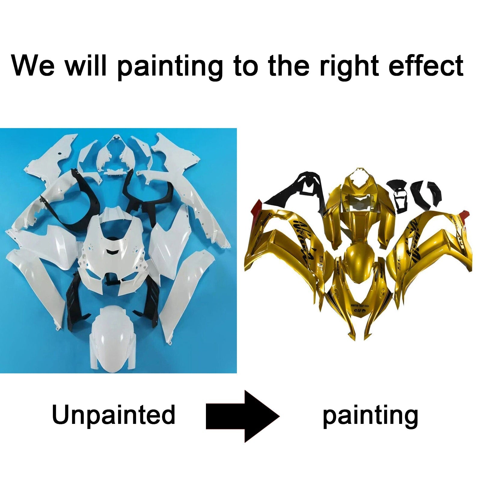 Kawasaki ZX-10R ZX-10RR 2021-2025 Fairing Kit Bodywork ABS