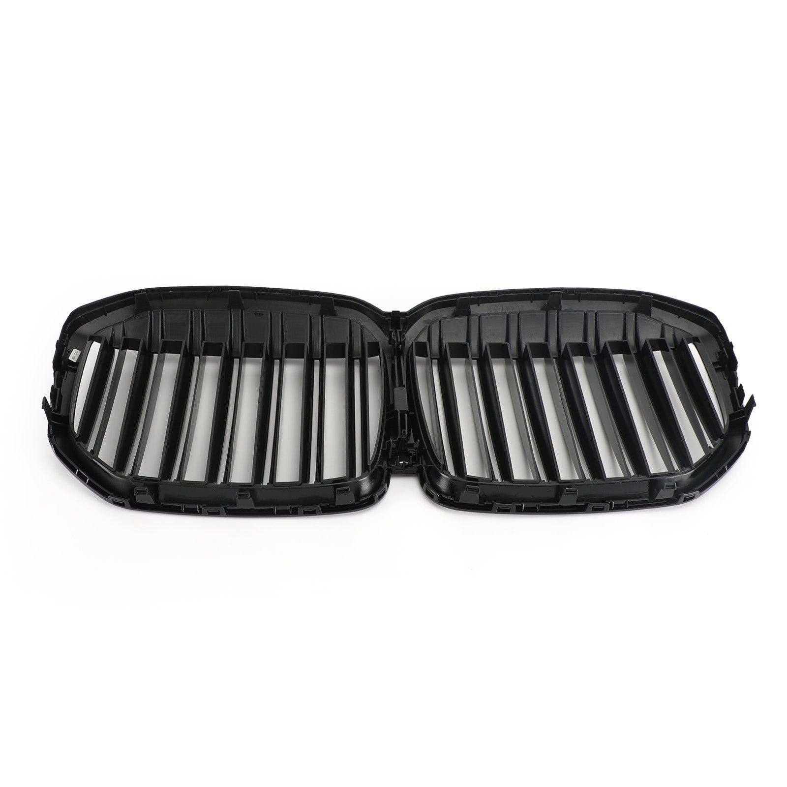 Parrilla de rejilla de riñón negra brillante de doble costilla 51138745730 para BMW X7 G07 2019-2021 genérico