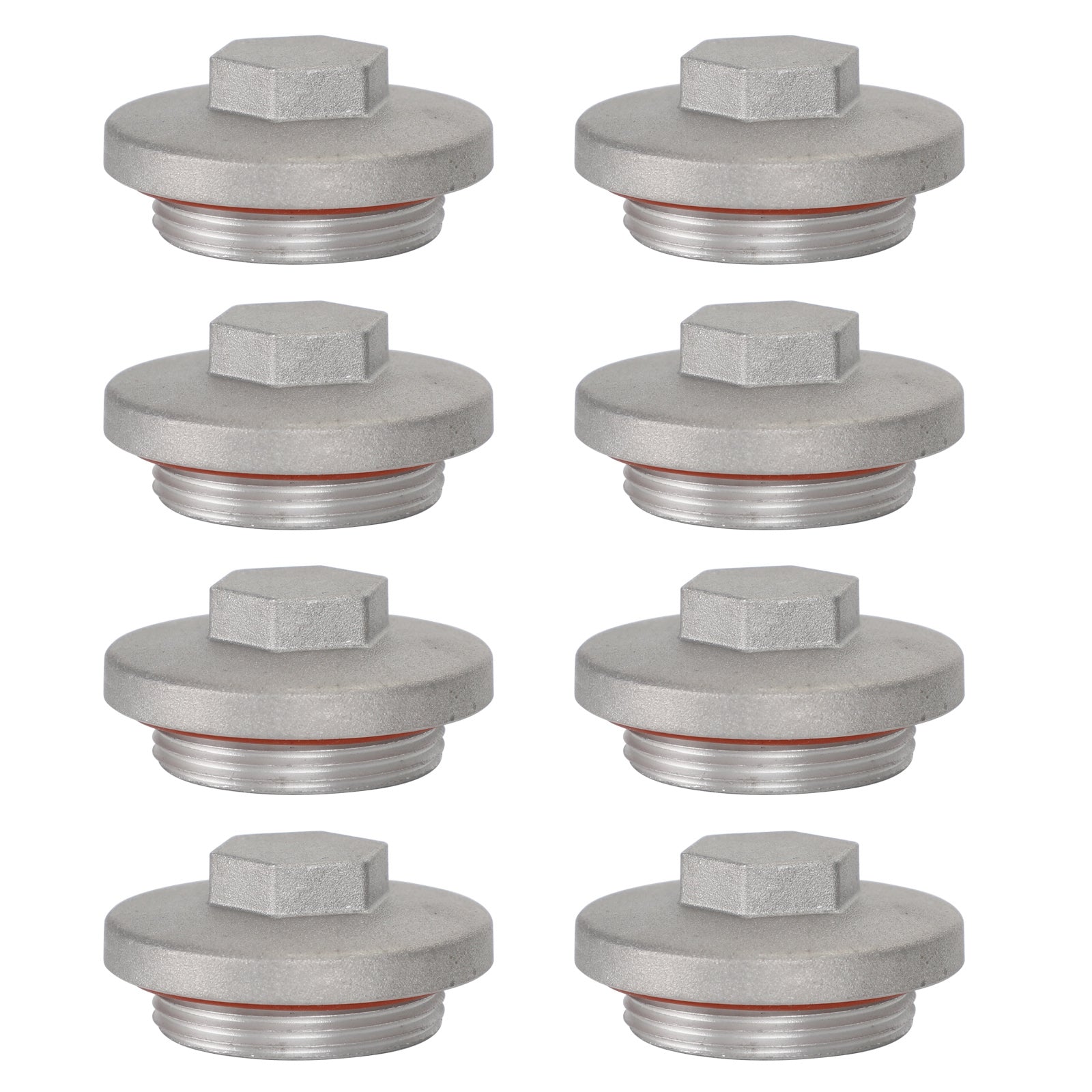 8x Valve Adjuster Cover Cap O-Ring For Suzuki QuadRunner LT LT-F 125 1