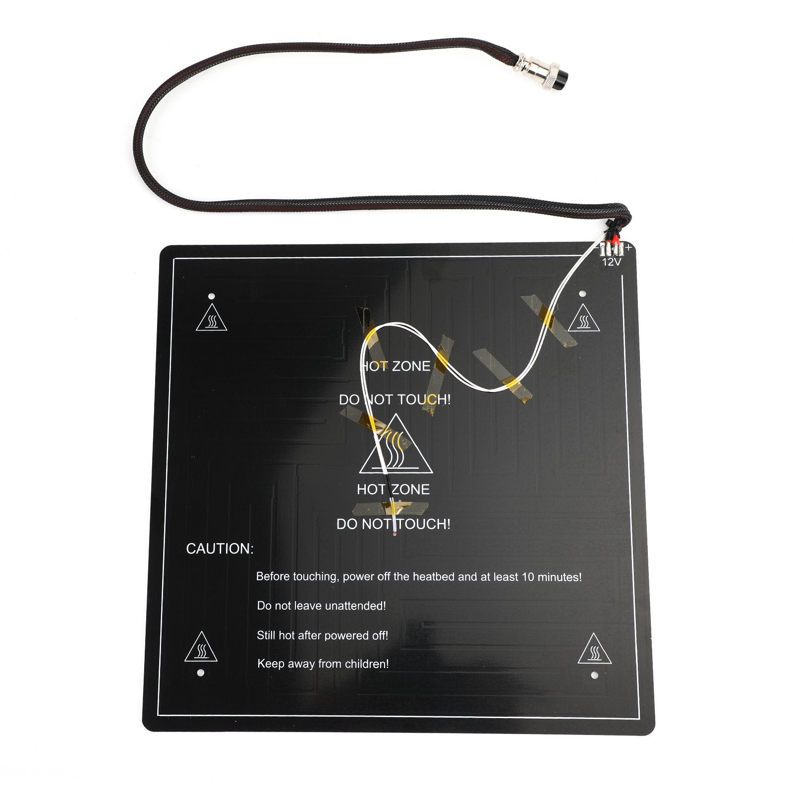 310x310x3mm Impresora 3D Cama de calor de aluminio de 12V con cable para Creality CR10 CR10S