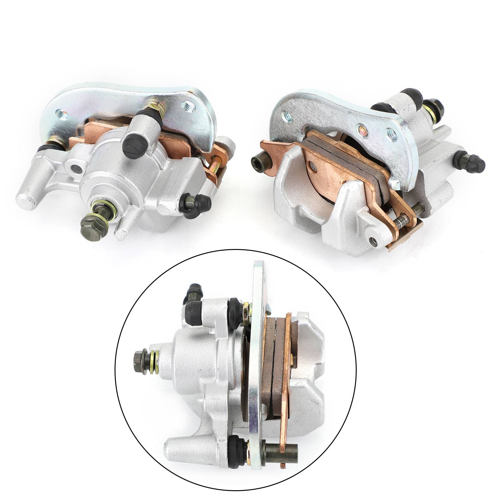 Calibrador de freno trasero apto para Yamaha YFM550 YFM700 Grizzly 550 700 3B4-2580U-00 genérico