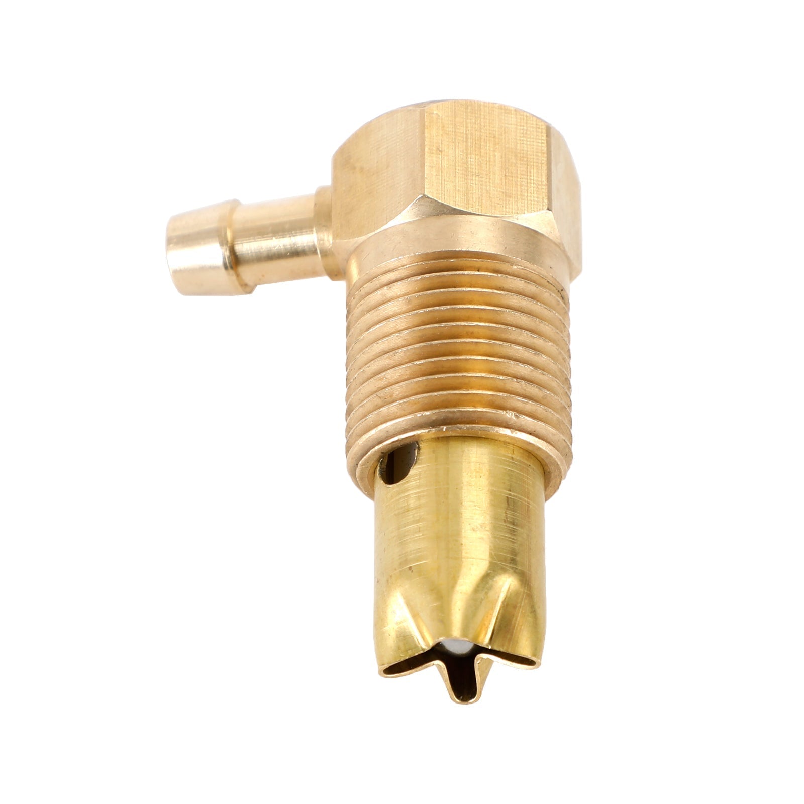 TEMCO 1/2" NPTF Fuel Brass Roll-Over / Tip Over Gas Tank Rollover Safety Vent Valve Assembly 5/16 Hose