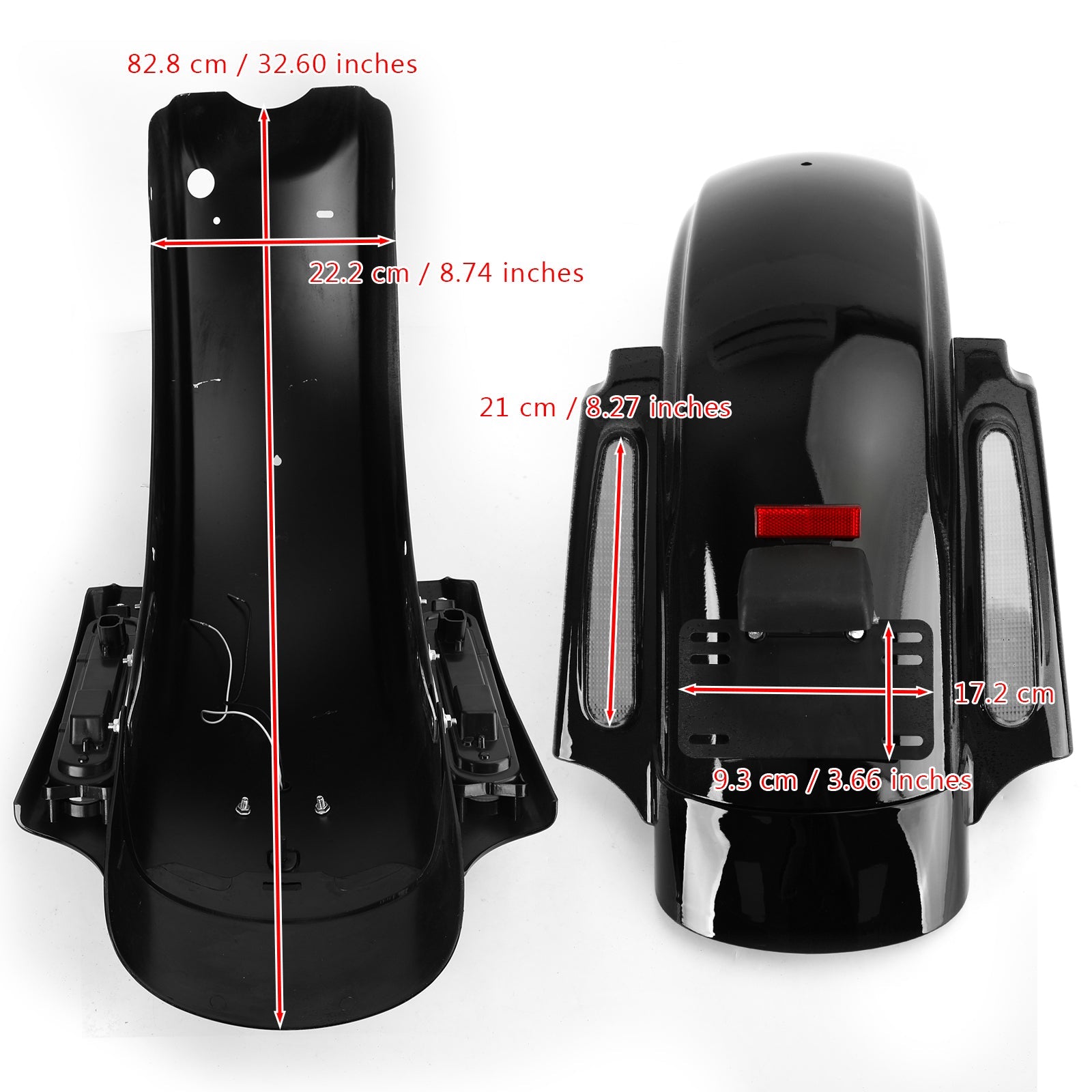 2009-2013 Touring Electra Road Street Glide FLHR Rear Fender LED System