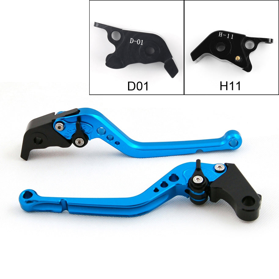 Long Brake Clutch Levers For Ducati Hypermotard 1100/SP 2007-2012 Black Generic