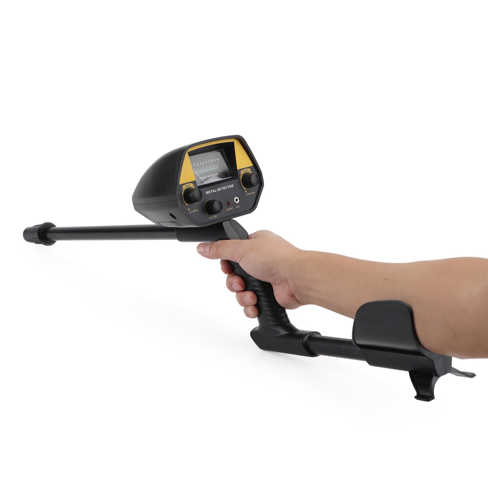 3 in 1 키트 금속 탐지기 7.8인치 골드 디거 헌터 딥 센서티브 삽 이어폰