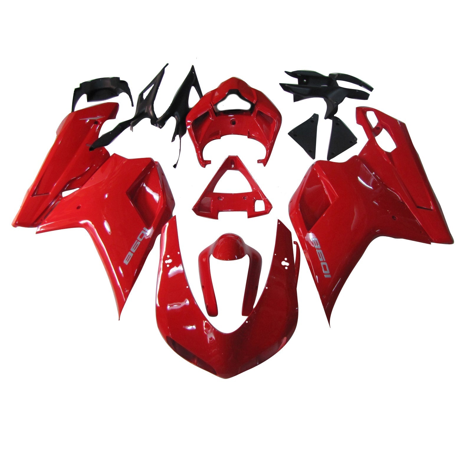 Fairings for 2007-2012 Ducati 1098 1198 848 Red 1198 Generic