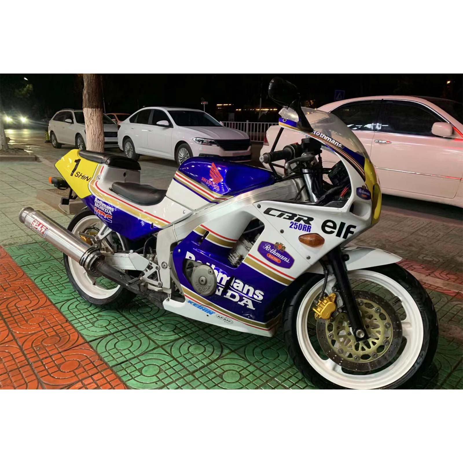 혼다 CBR250RR MC19 1988-1989 페어링 키트 차체