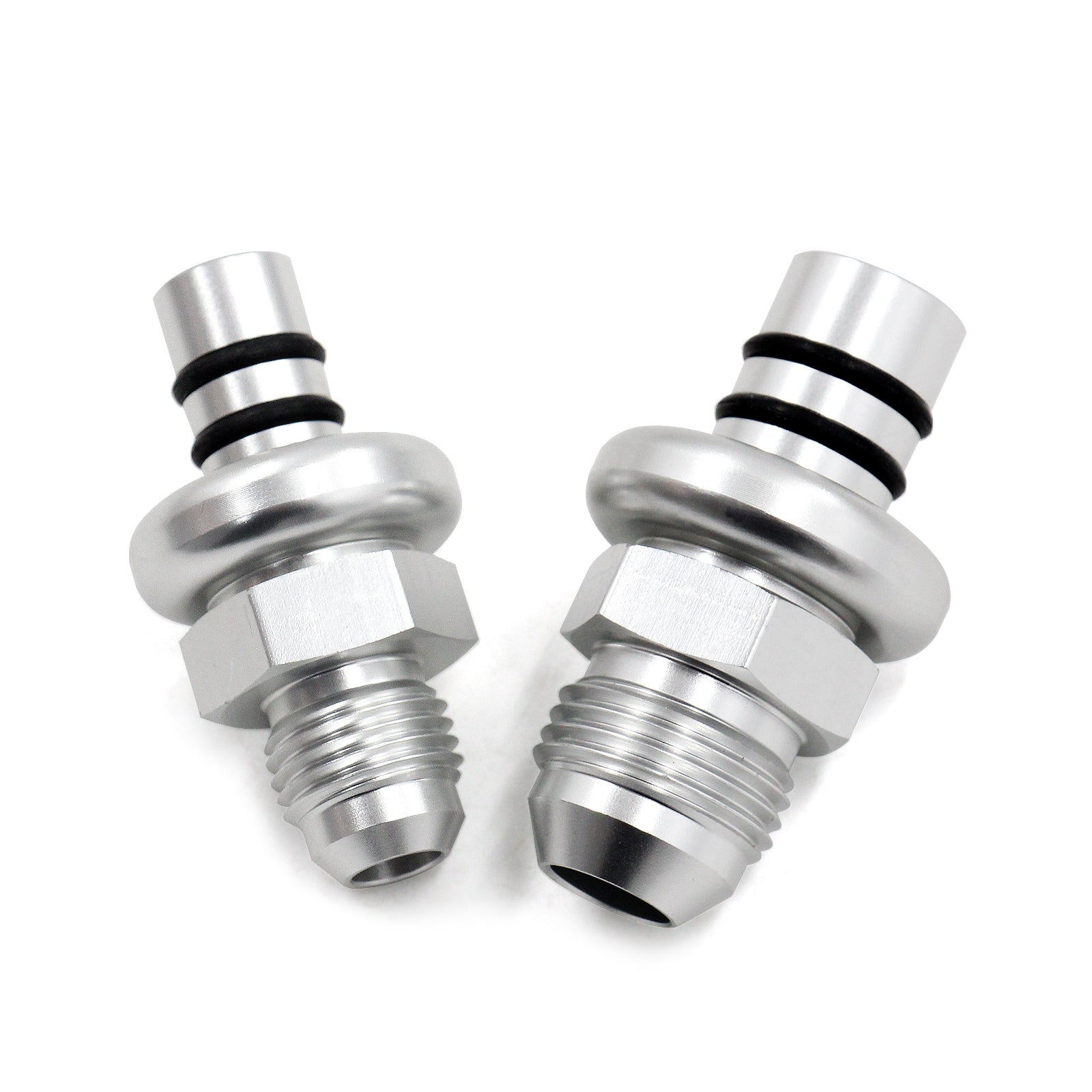 Mustang 1986-1998 6an+8an Fuel Rail Adapter Kit