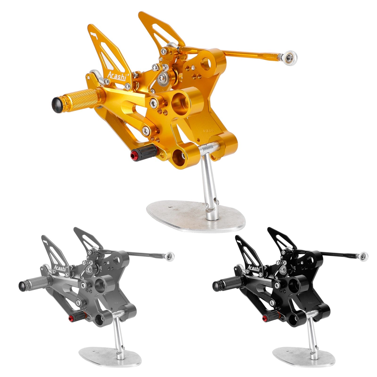 Duke 890 790 2018-2023 Juegos traseros ajustables de carreras Estriberas traseras