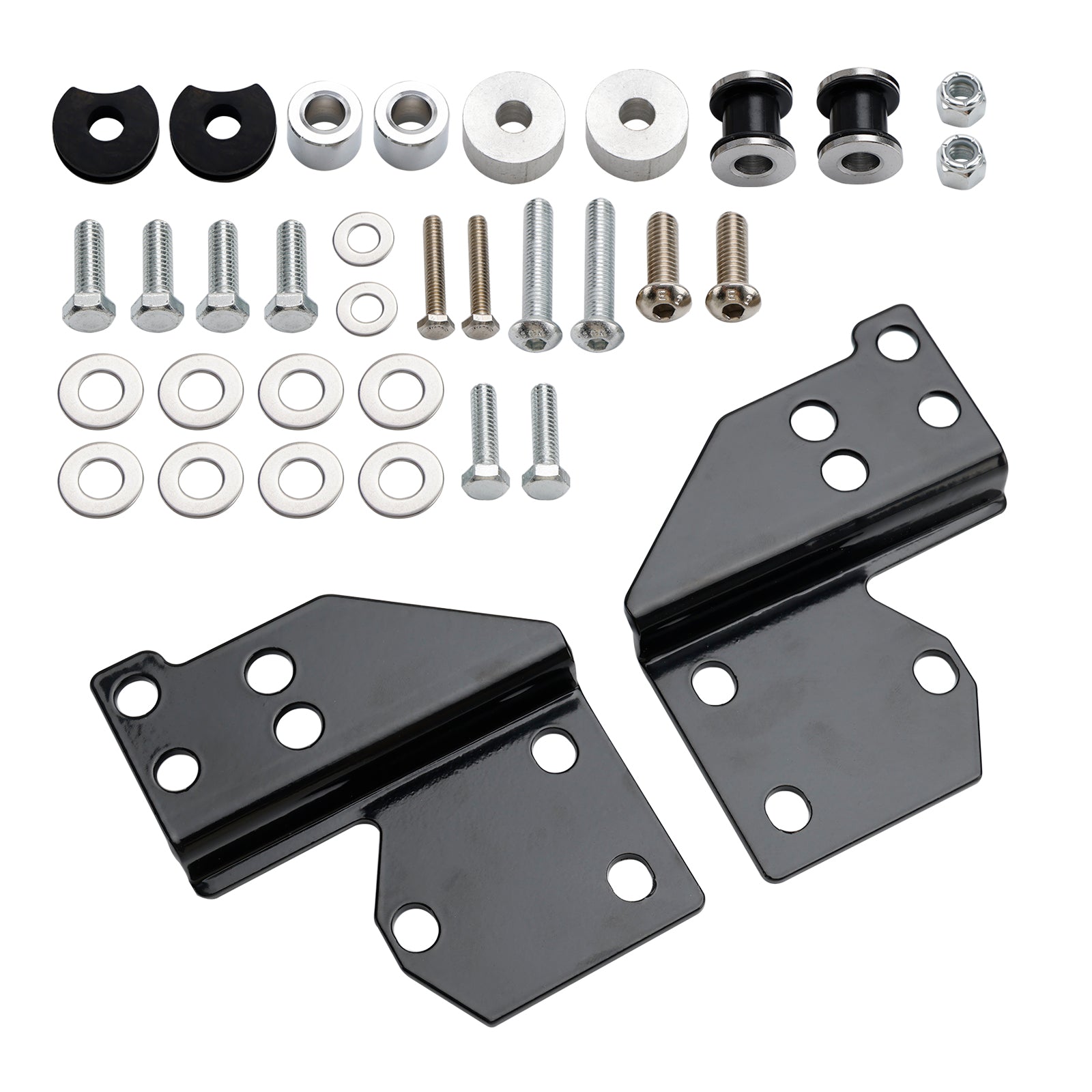 로드 킹 로드 글라이드 스트리트 글라이드 1997-2008 등받이 시시 바 도킹 하드웨어