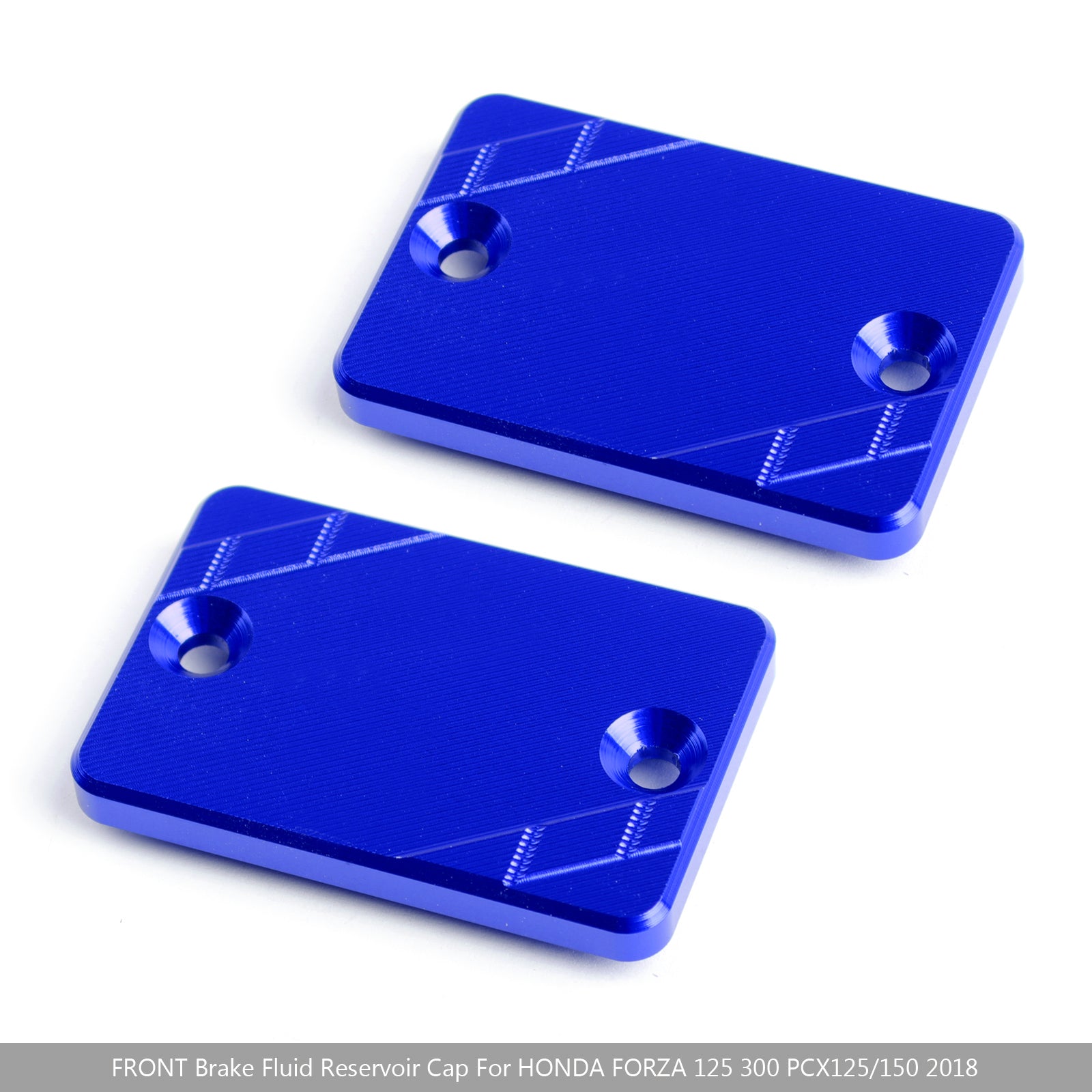 HONDA PCX125/150 2018 Forza 125 300 제네릭에 맞는 파란색 전면 브레이크 저수지 캡 2개