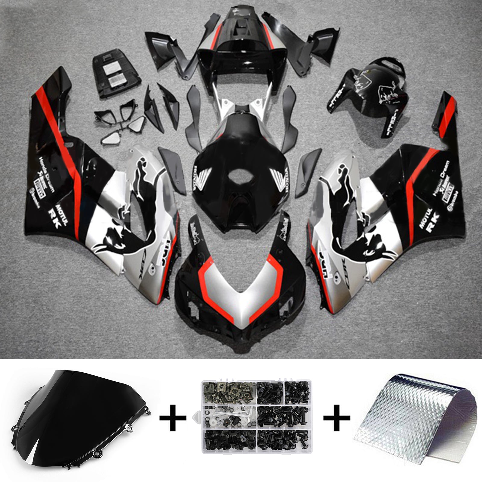 Honda CBR1000RR 2004-2005 Fairing Kit Bodywork Plastic ABS