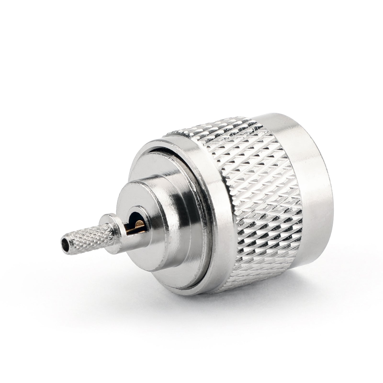 10Pcs Connector N Male Plug Crimp RG174 RG316 LMR100 Cable Straight