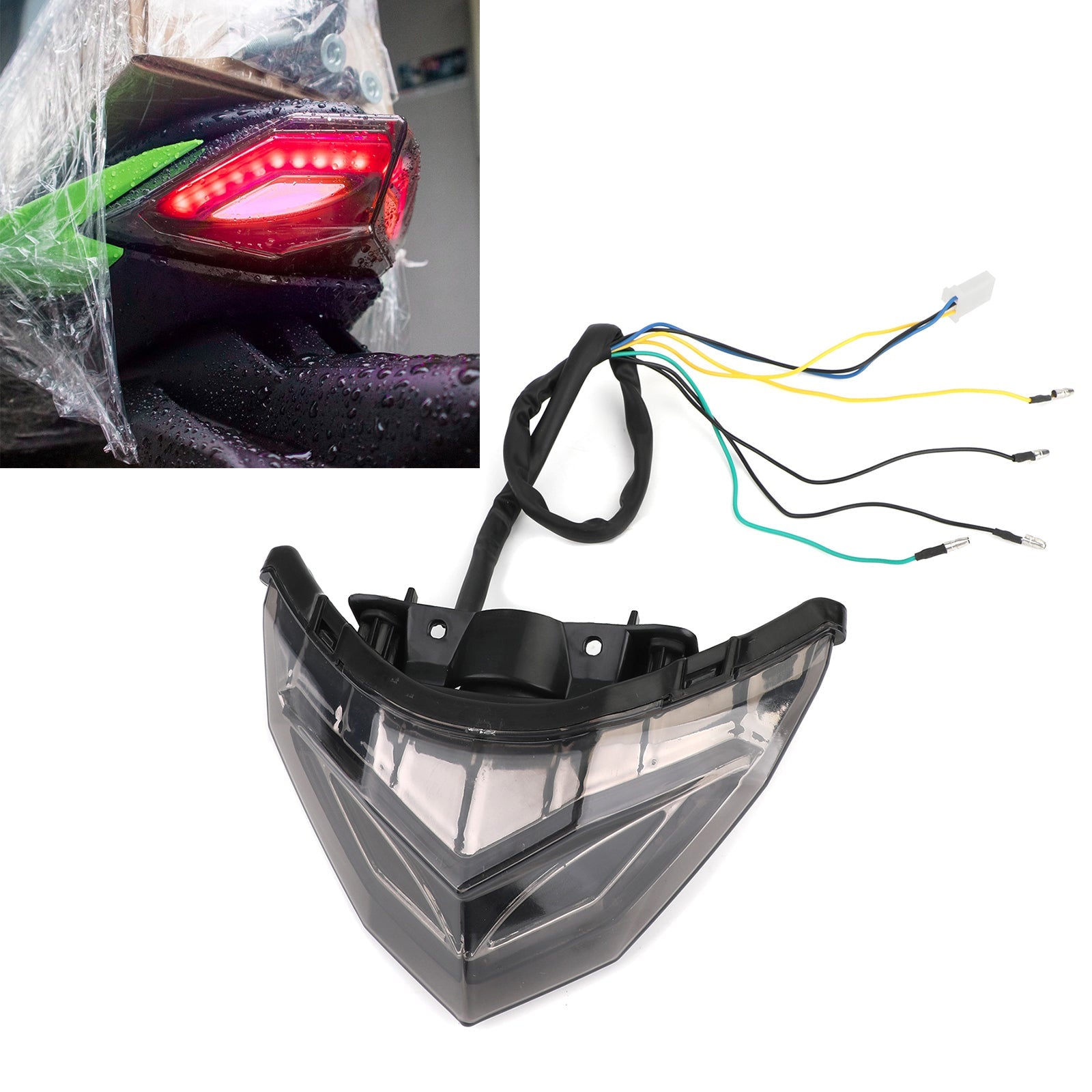 KAWASAKI Ninja 250 300 2013-2017용 후방 브레이크 방향 지시등 테일라이트 일반