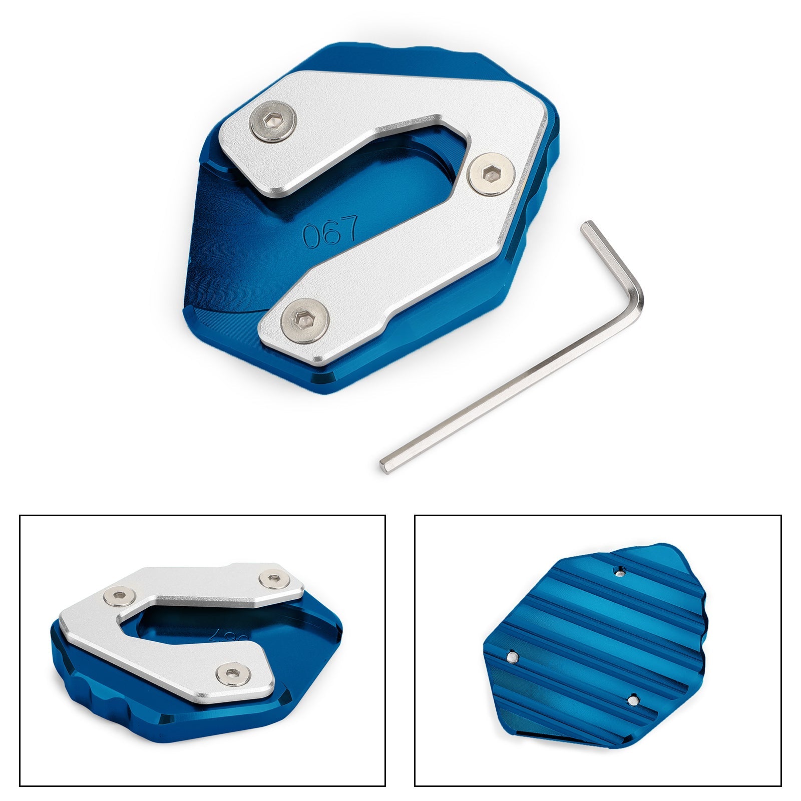 Kickstand Side Stand Plate Extension For Yamaha MT 09 FZ 09 14-18 XSR900 Generic