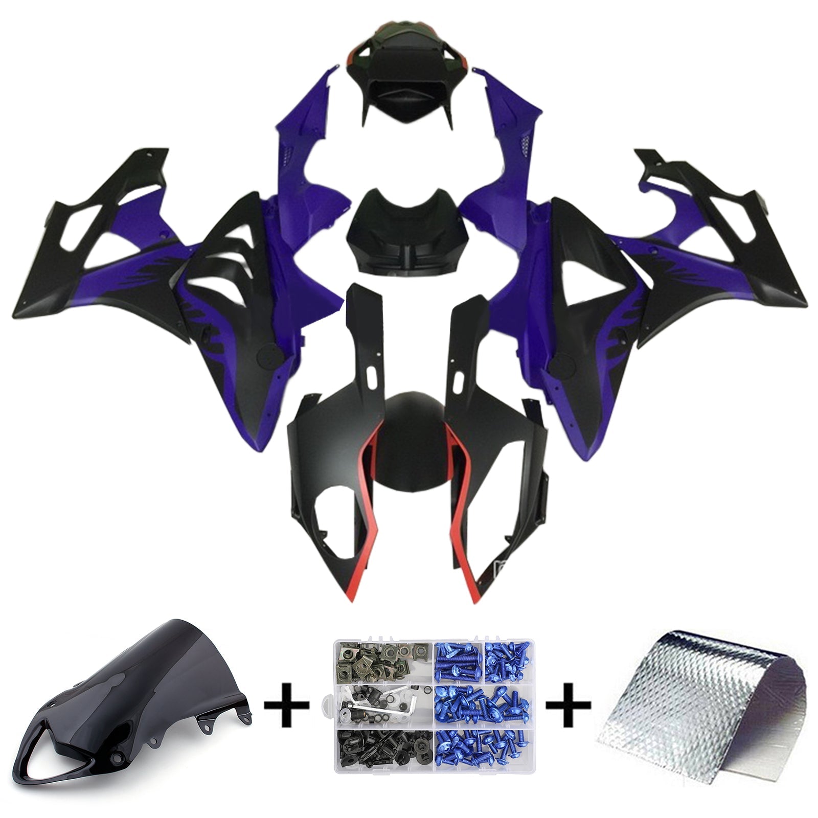 Amotopart BMW S1000RR 2009-2014 Fairing Kit Bodywork Plastic ABS