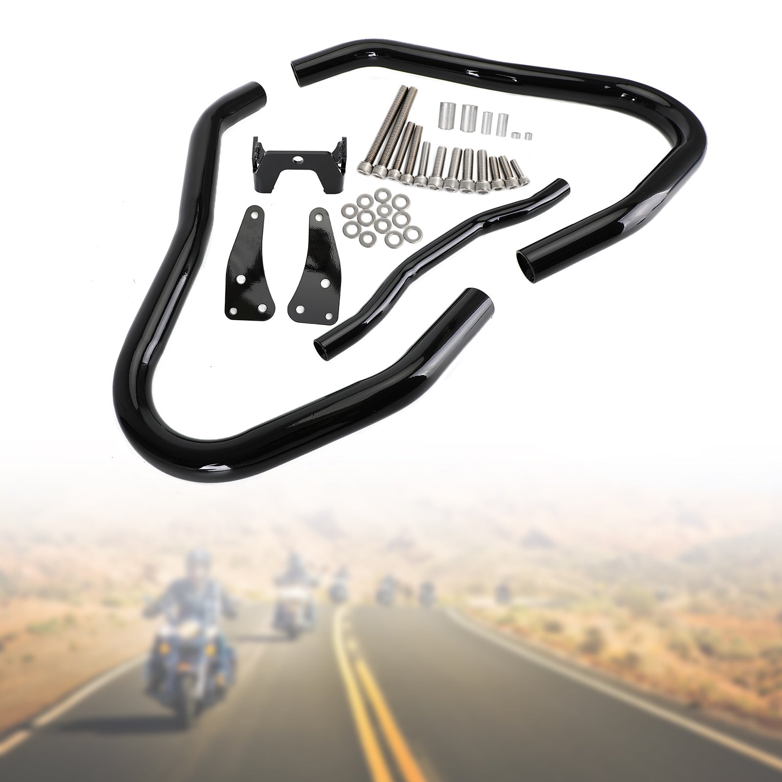 Engine Guard Crash Bar Frame Protector Bumper For Bmw Roadster R18 R 18 21-22 Chrome Generic